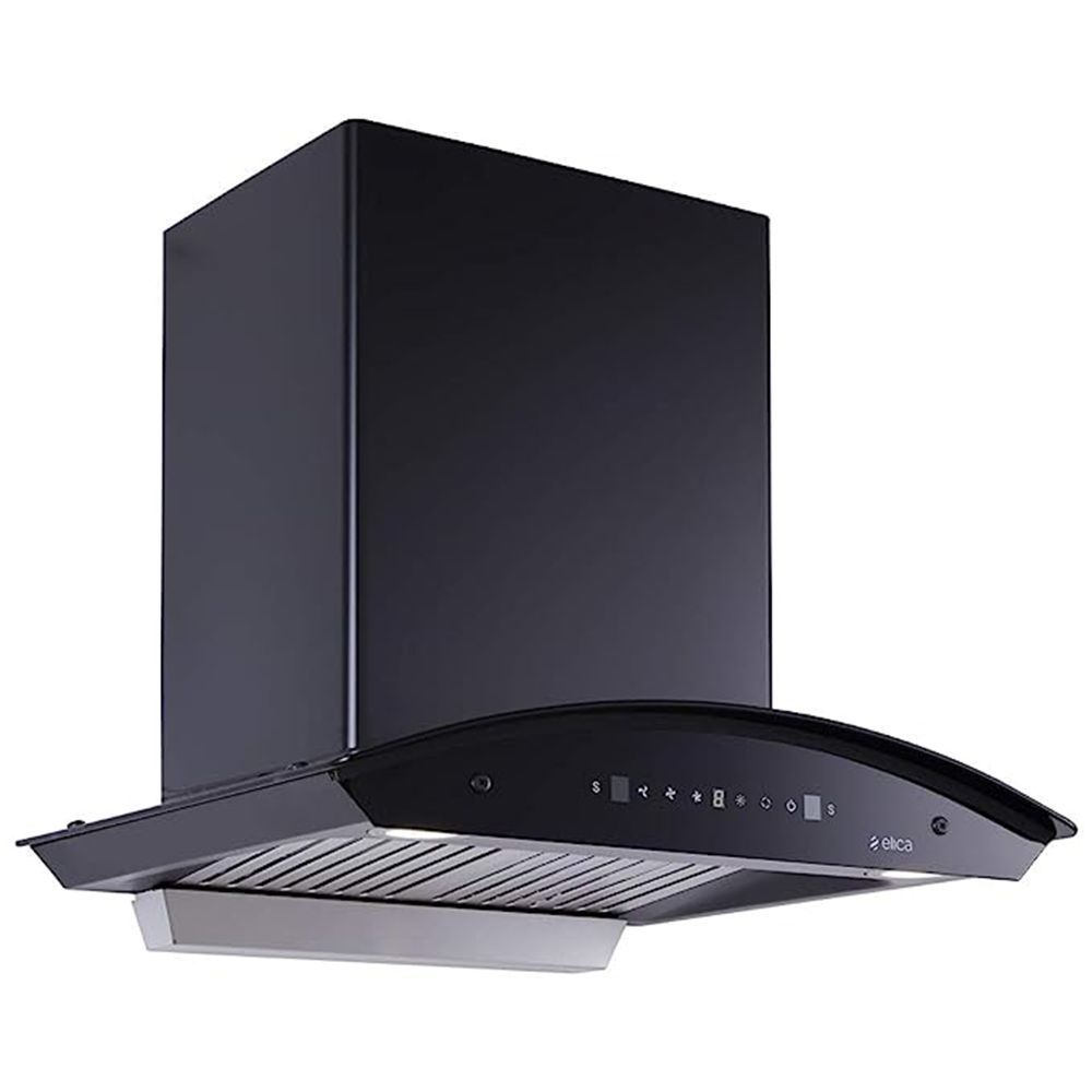 elica TBC HAC TOUCH BF 75 MS NERO 75cm 1200m3/hr Ducted Auto Clean Wall Mounted Chimney with Ergonomic Black (Matt Black)_5