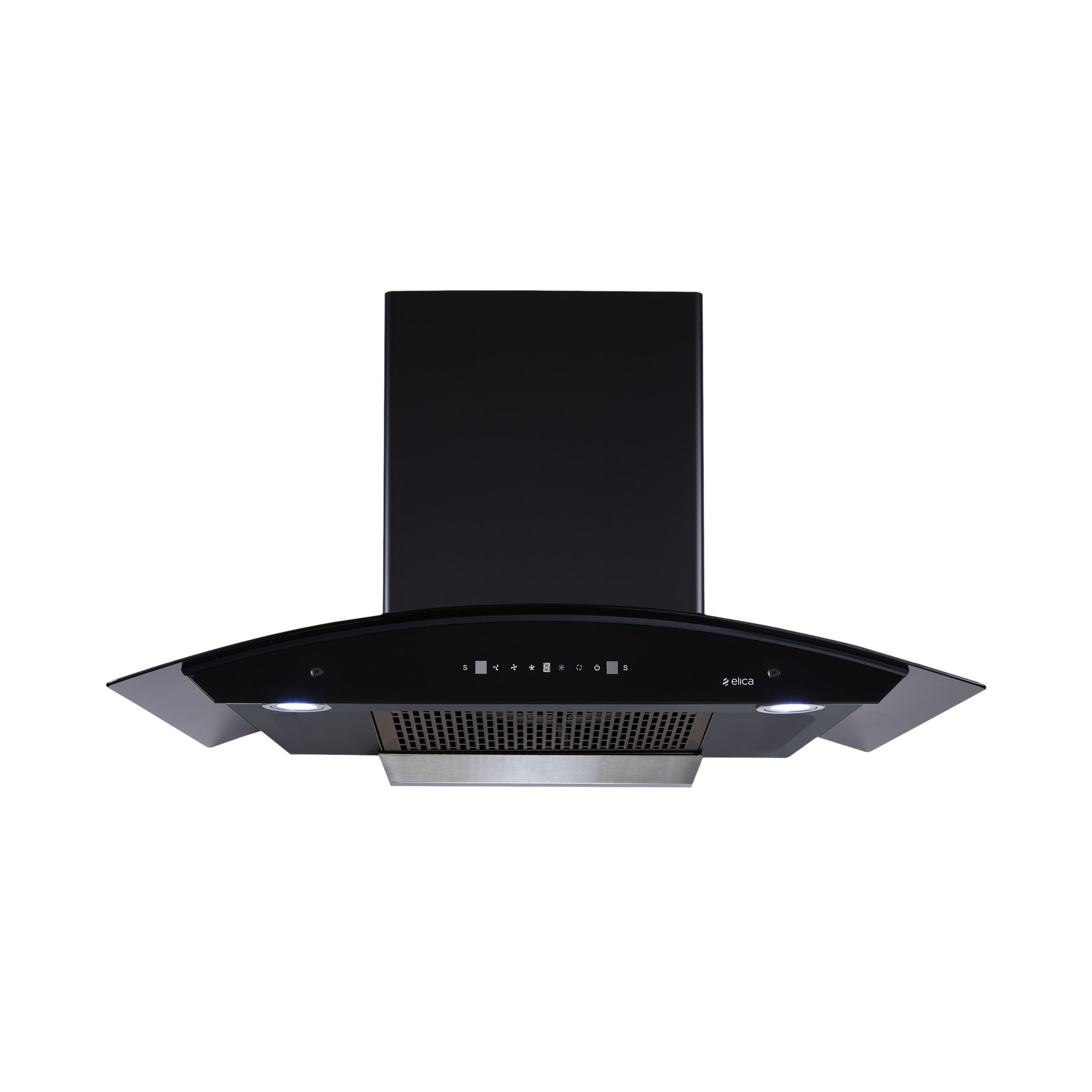 elica TB FL HAC TOUCH 75 MS NERO 75cm Ducted Wall Mounted Chimney with Ergonomic Black (Matt Black)_1