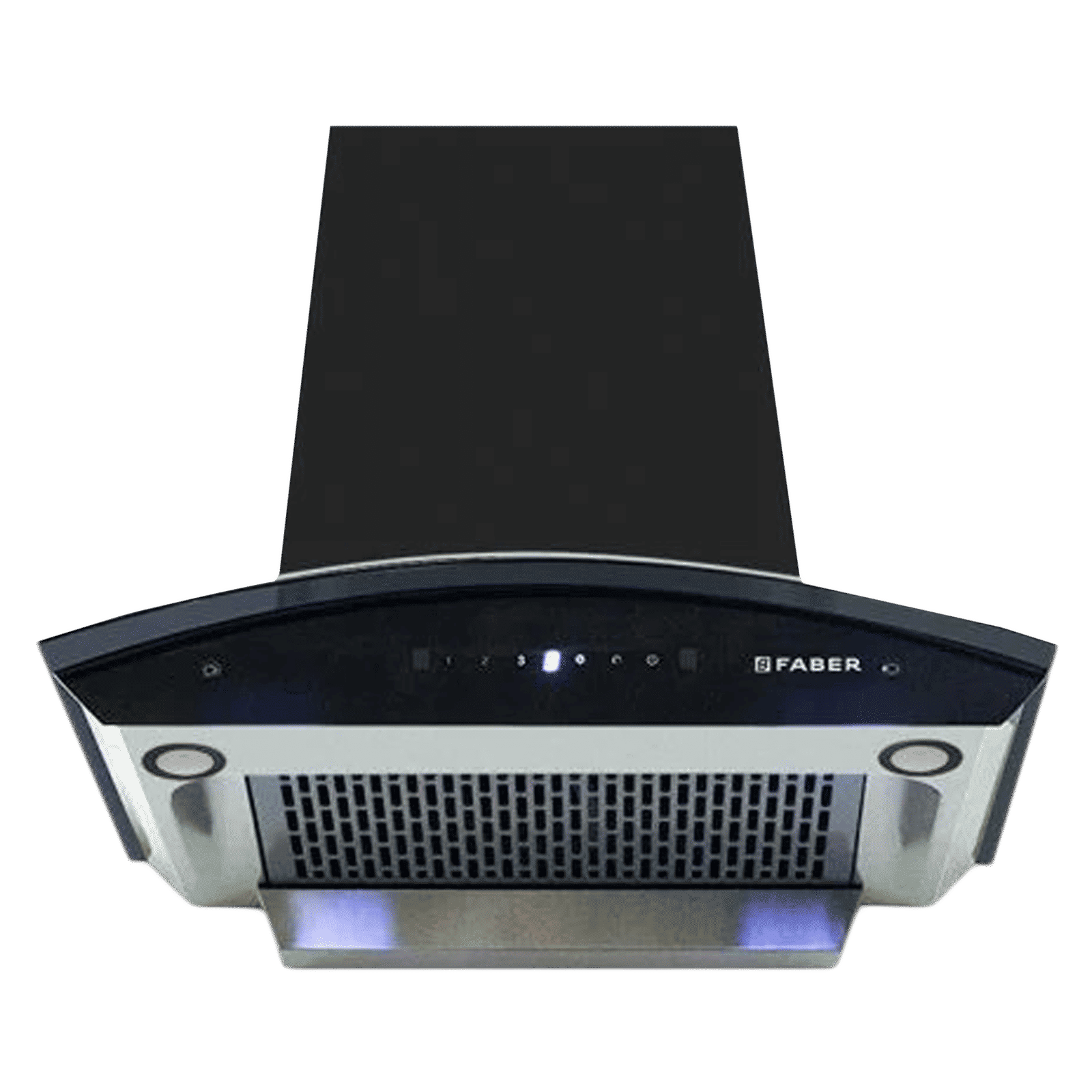 FABER CREST PLUS IND HC SC BK 60cm 1275m3/hr Ducted Auto Clean Wall Mounted Chimney with Touch Control Panel (Black)_1