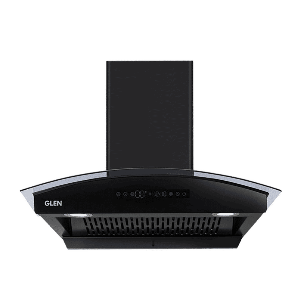 GLEN 6069 BL BLDC 60cm 1400m3/hr Ducted Auto Clean Wall Mounted Chimney with Touch Control Panel (Black)_4