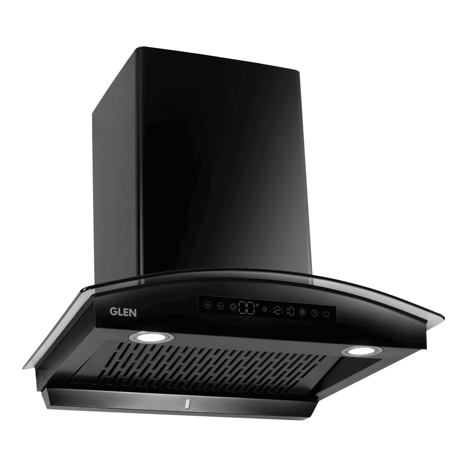 GLEN 6069 BL BLDC 76cm 1400m3/hr Ducted Auto Clean Wall Mounted Chimney with Touch Control Panel (Black)_4