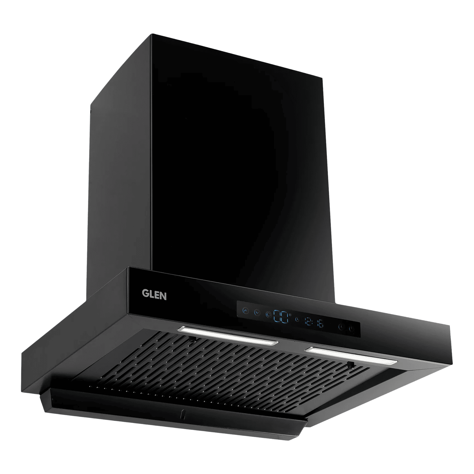GLEN 6053 BL BLDC 76cm 1400m3/hr Ducted Auto Clean Wall Mounted Chimney with Touch Control Panel (Black)_4