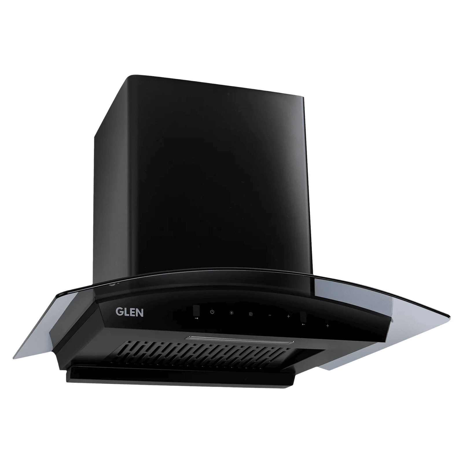 GLEN 6071 BL BLDC 60cm 1200m3/hr Ducted Auto Clean Wall Mounted Chimney with Touch Control Panel (Black)_1