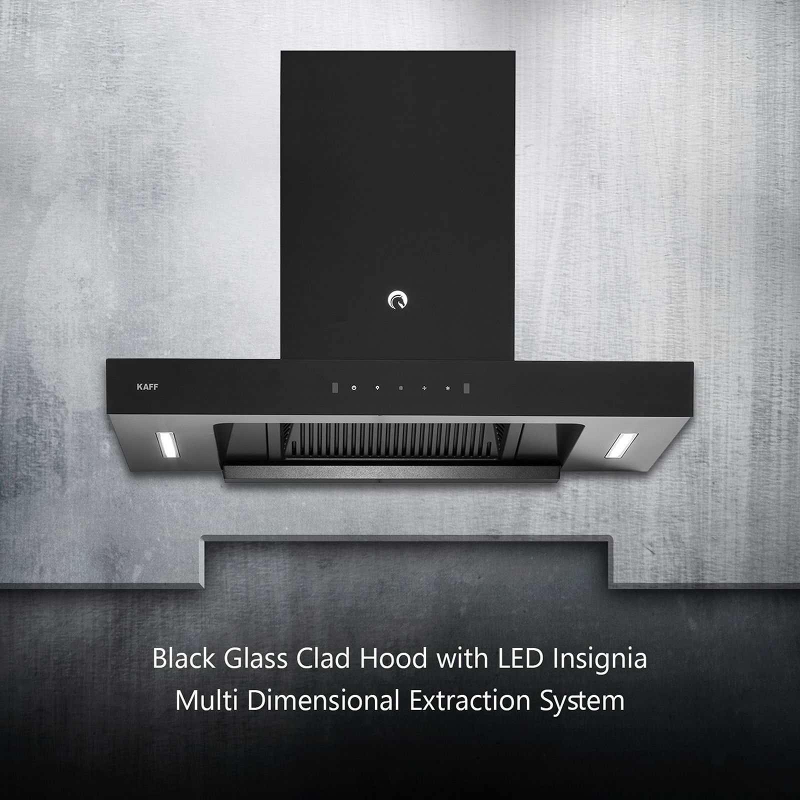 KAFF CASTO DX DHC 75cm 1250m3/hr Ducted Auto Clean Wall Mounted Chimney with Thermostatic Touch Control Panel (Black)_14