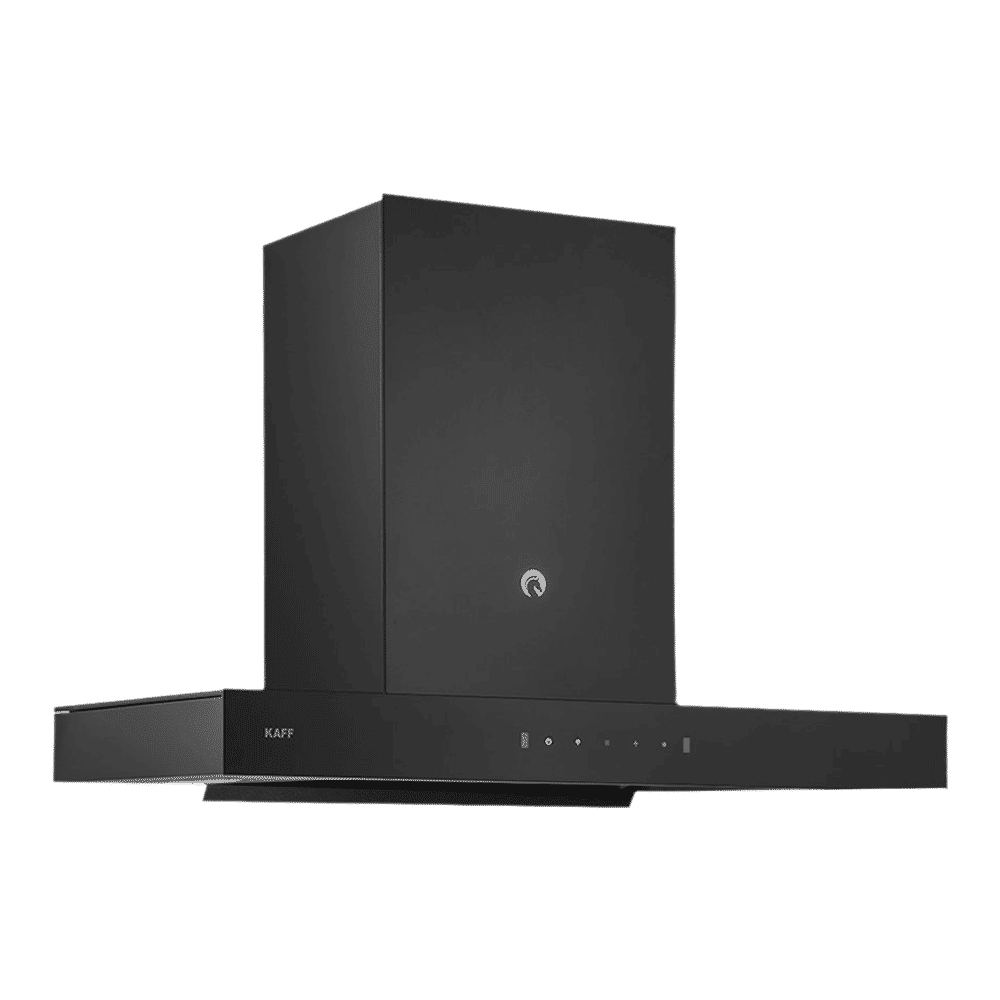KAFF CASTO DX DHC 75cm 1250m3/hr Ducted Auto Clean Wall Mounted Chimney with Thermostatic Touch Control Panel (Black)_5