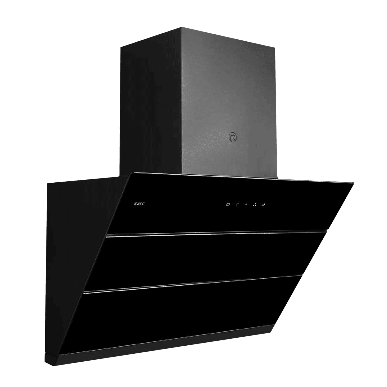KAFF ALBURY LX DHC 75cm 1280m3/hr Ducted Wall Mounted Chimney with Touch Control Panel (Black)_11