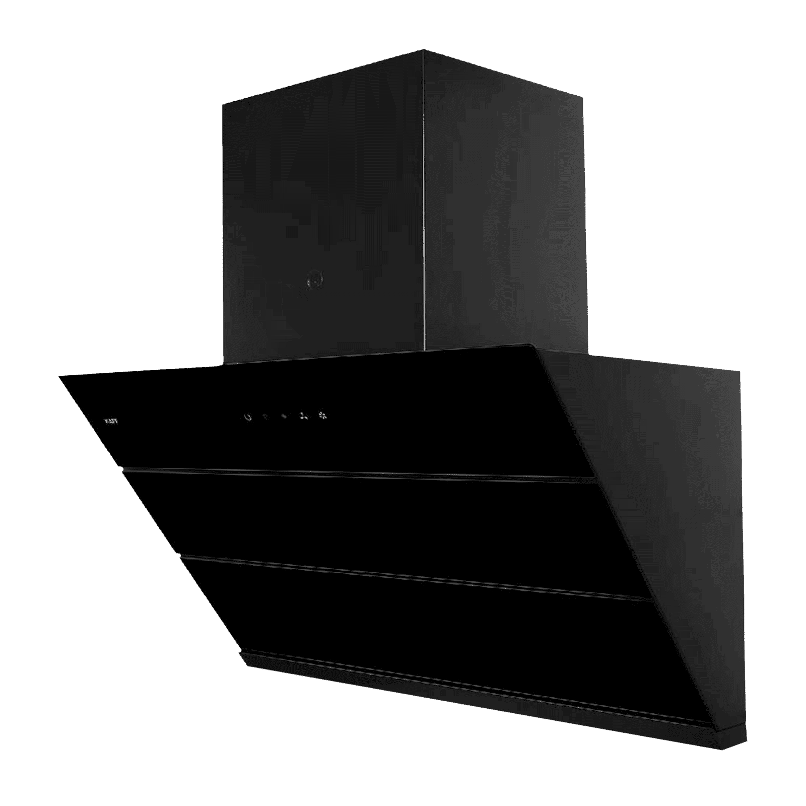KAFF ALBURY LX DHC 75cm 1280m3/hr Ducted Wall Mounted Chimney with Touch Control Panel (Black)_16