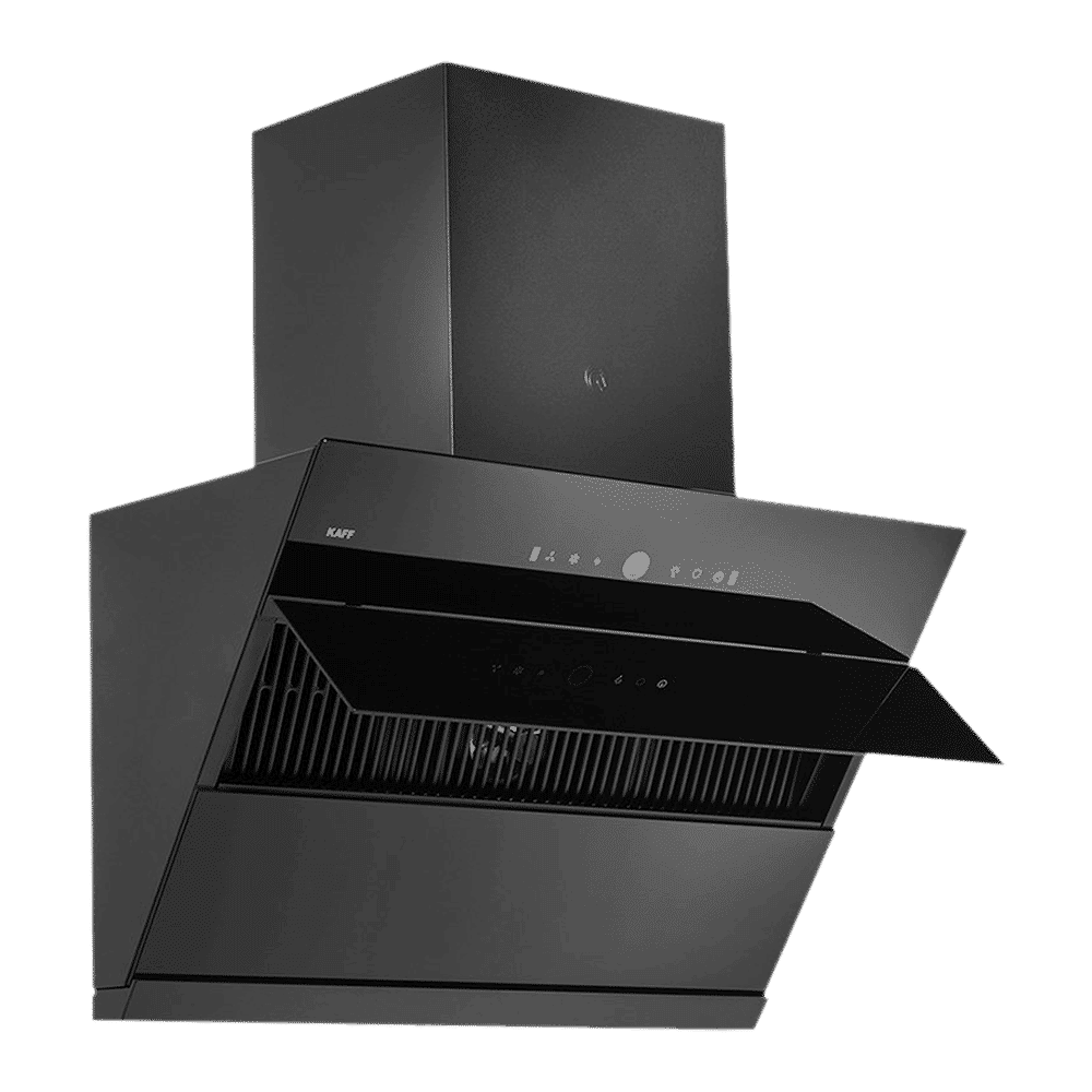 KAFF ALBURY LX DHC 75cm 1280m3/hr Ducted Wall Mounted Chimney with Touch Control Panel (Black)_17
