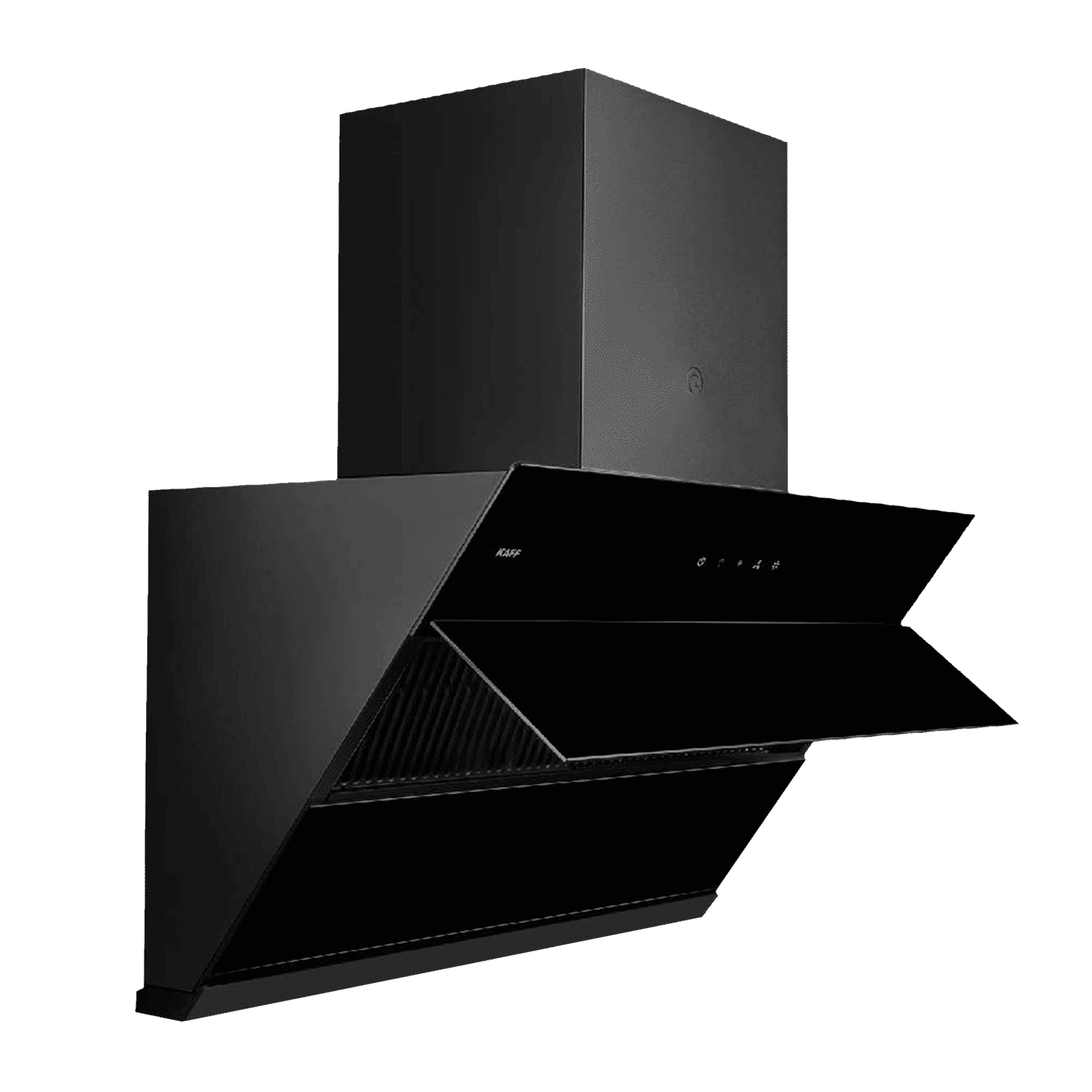 KAFF ALBURY LX DHC 75cm 1280m3/hr Ducted Wall Mounted Chimney with Touch Control Panel (Black)_5