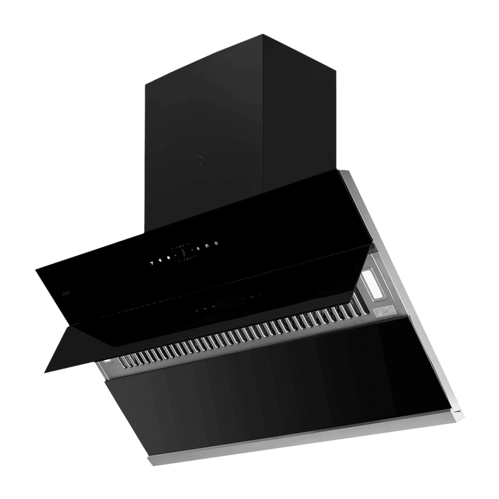 KAFF ALBURY DHC 90cm 1420m3/hr Ducted Auto Clean Wall Mounted Chimney with Touch Control Panel (Black)_14