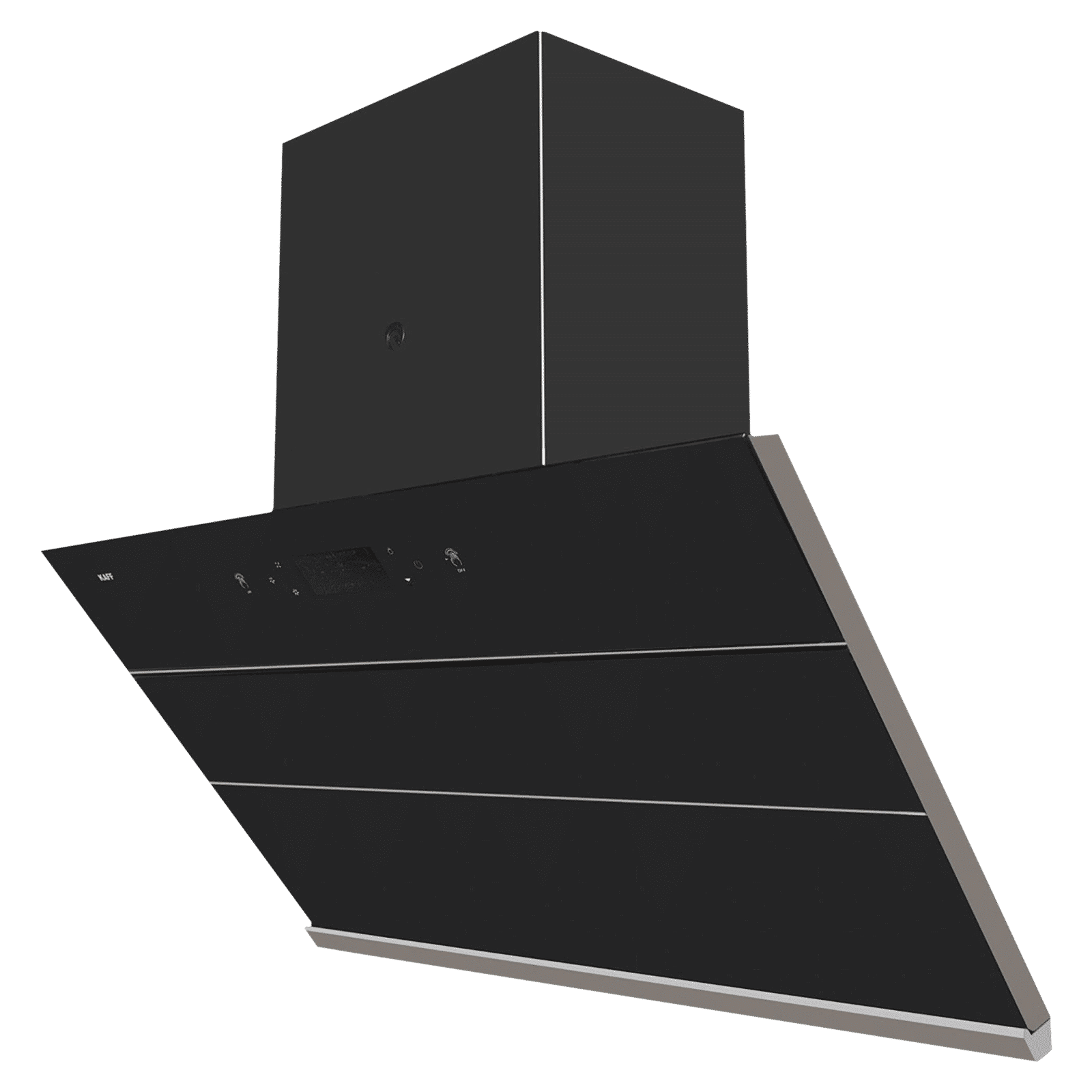 KAFF ALBURY DHC 90cm 1420m3/hr Ducted Auto Clean Wall Mounted Chimney with Touch Control Panel (Black)_15