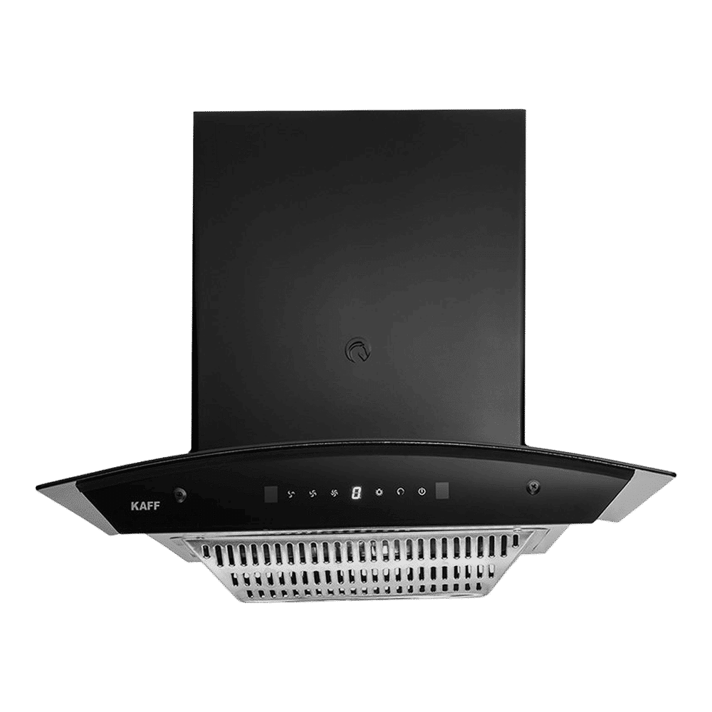 KAFF TANNIC DHC 60cm 1080m3/hr Ducted Auto Clean Wall Mounted Chimney with Touch Control Panel (Black)_1