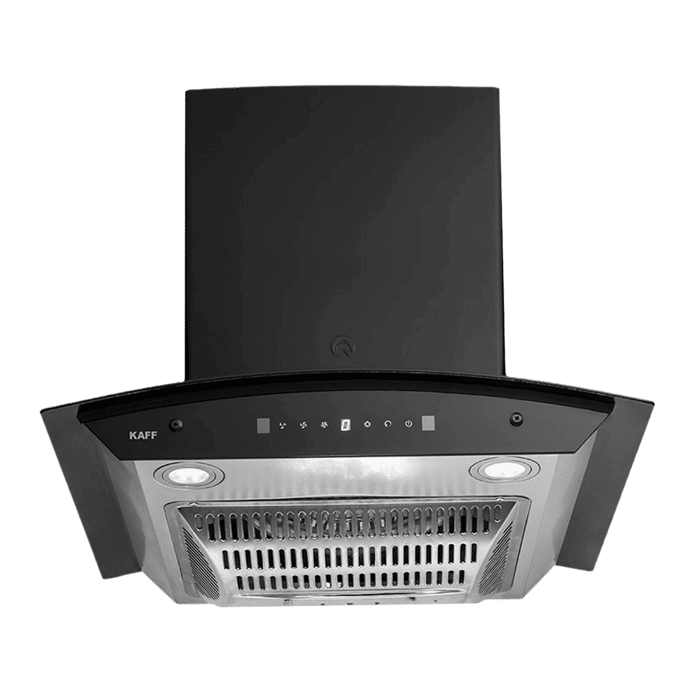 KAFF TANNIC DHC 60cm 1080m3/hr Ducted Auto Clean Wall Mounted Chimney with Touch Control Panel (Black)_5