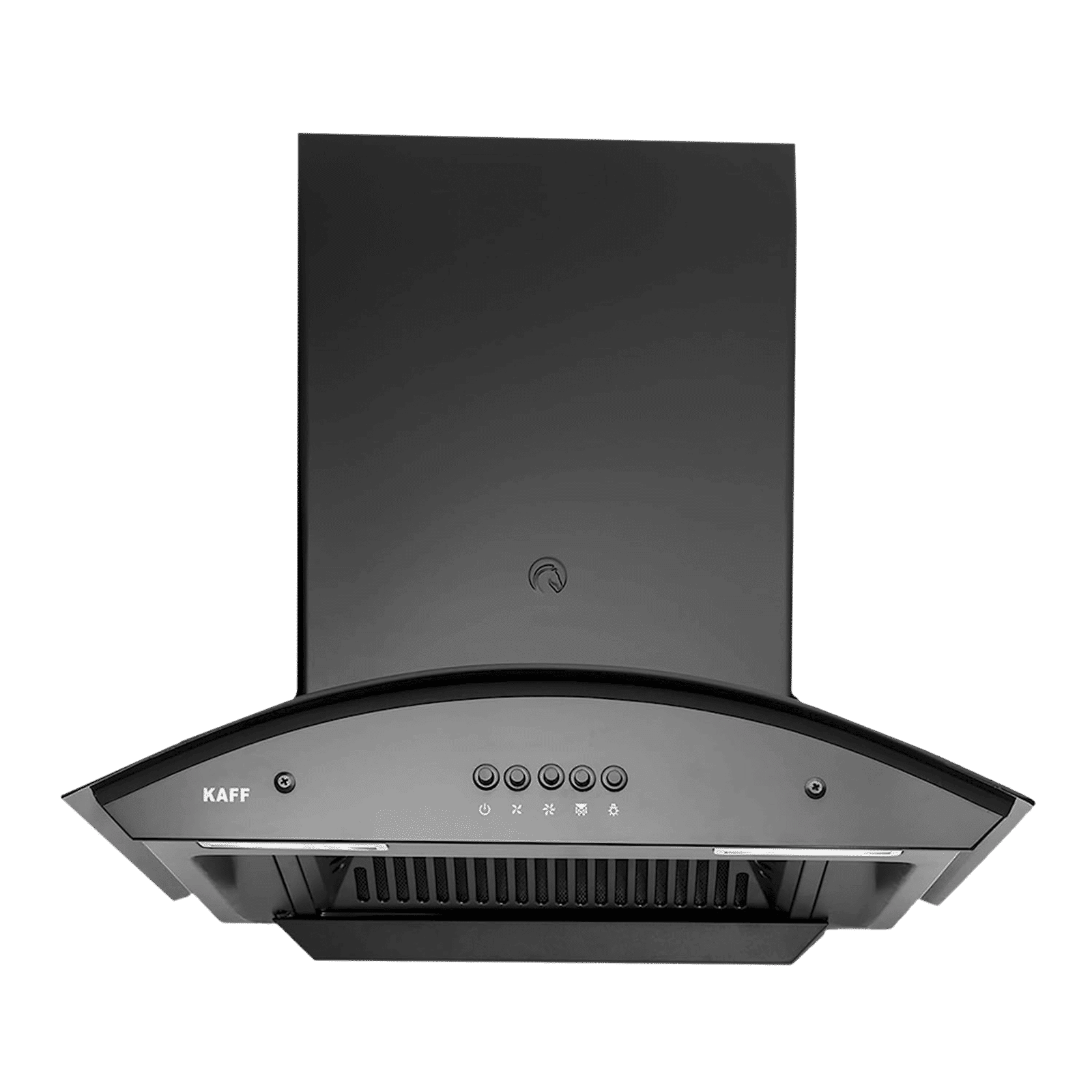 KAFF MARINA DHC 60cm 1080m3/hr Ducted Auto Clean Wall Mounted Chimney with Soft Push Control (Black)_1