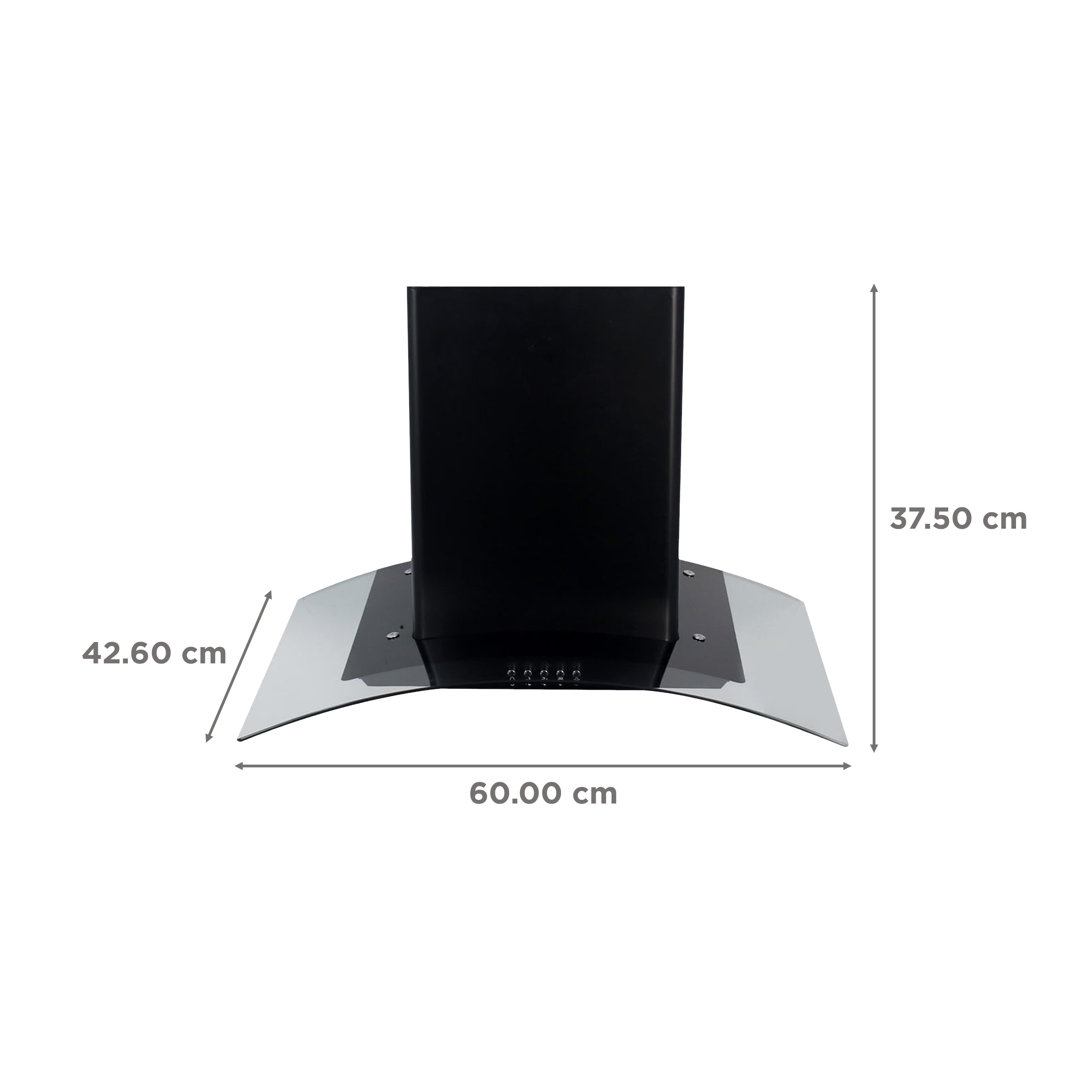 WONDERCHEF Power 60cm 1200m3/hr Ducted Auto Clean Wall Mounted Chimney with Touch Control (Black) WONDERCHEF Power 60cm 1200m3/hr Ducted Auto Clean Wall Mounted Chimney with Touch Control (Black)_2