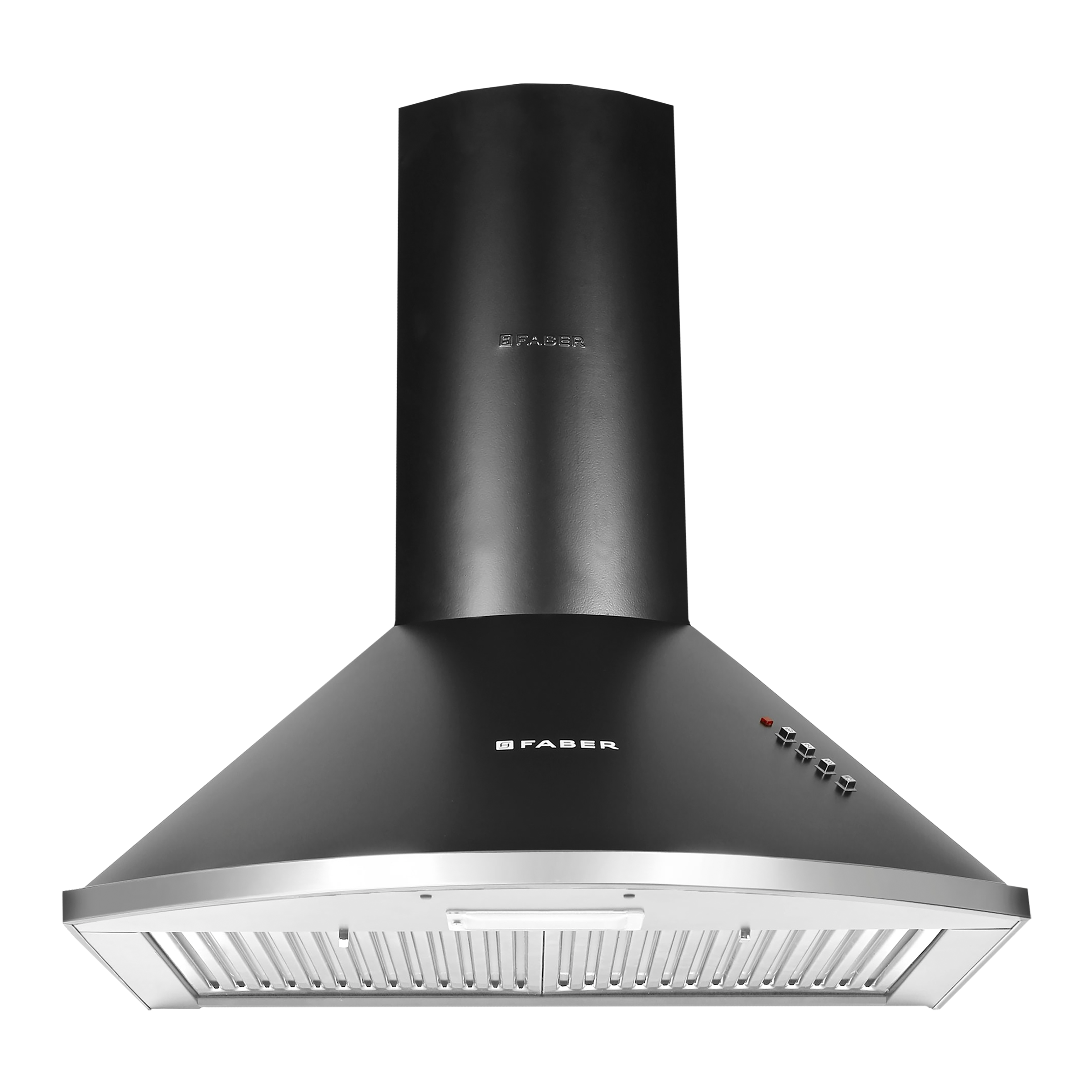 FABER CLASS PRO PB BK LTW 60cm 1000m3/hr Ducted Wall Mounted Chimney with Push Button Control (Black)_1