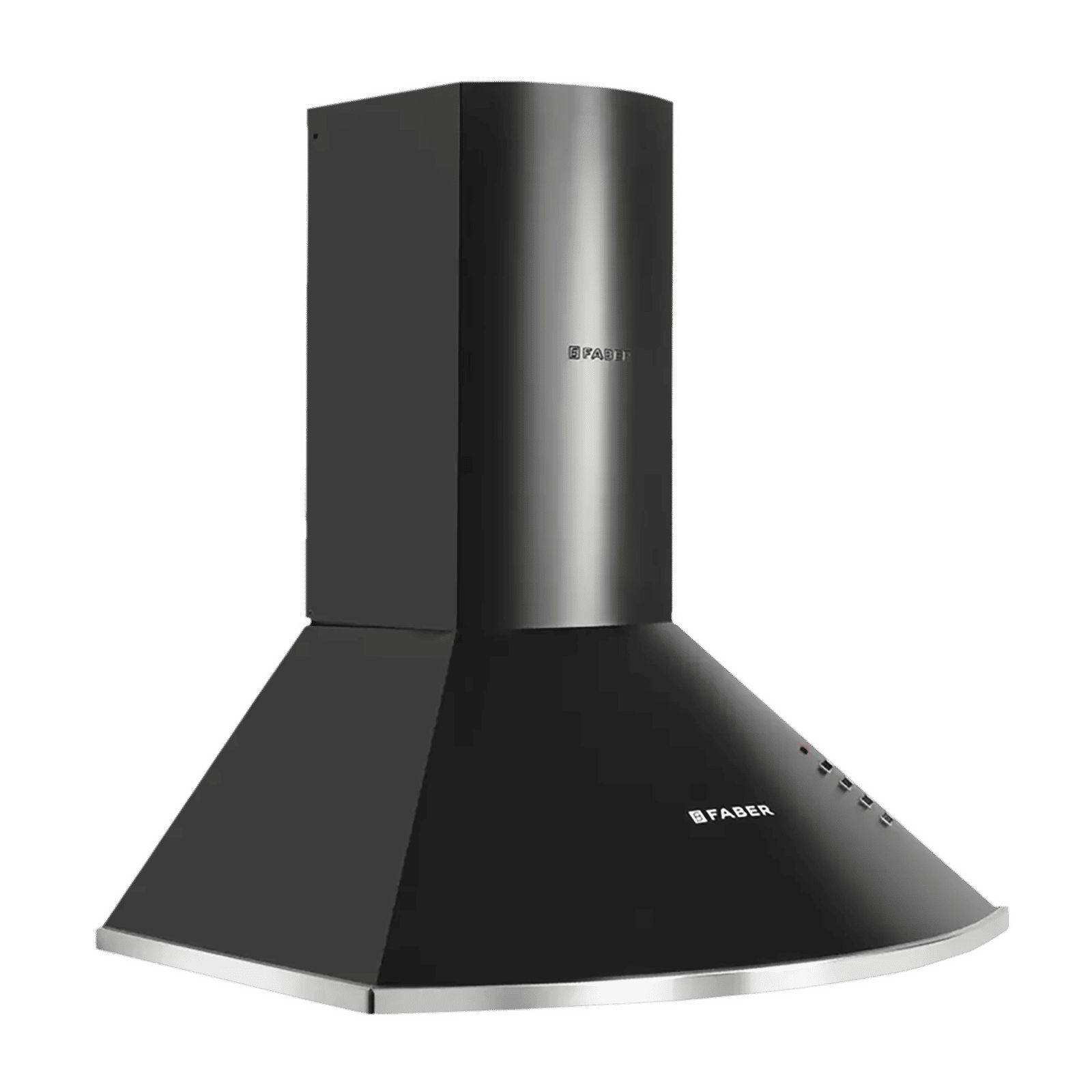 FABER CLASS PRO PB BK LTW 60cm 1000m3/hr Ducted Wall Mounted Chimney with Push Button Control (Black)_4