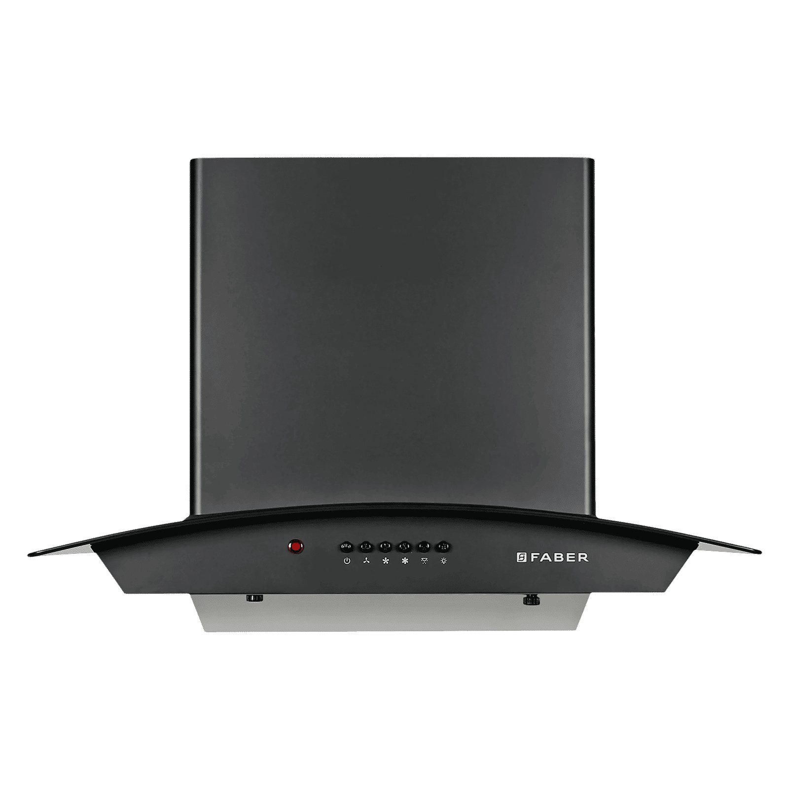 FABER ALPHA HC PB BK 60cm 1100m3/hr Ducted Auto Clean Wall Mounted Chimney with Soft Push Button (Black)_1