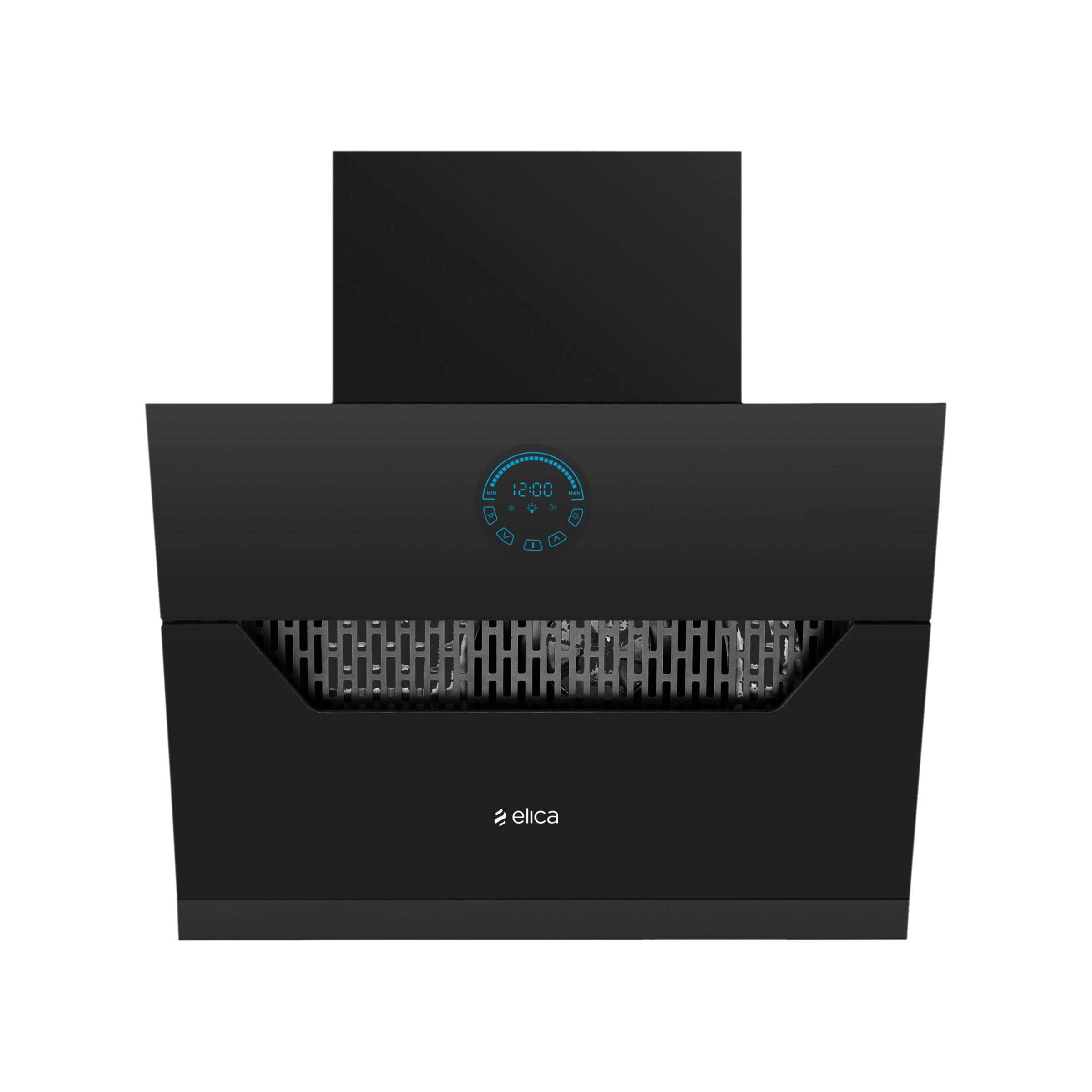 elica EFL 107 HAC LTW VMS 60 60cm 1350m3/hr Ducted Auto Clean Wall Mounted Chimney with Touch Control Panel (Black)_1