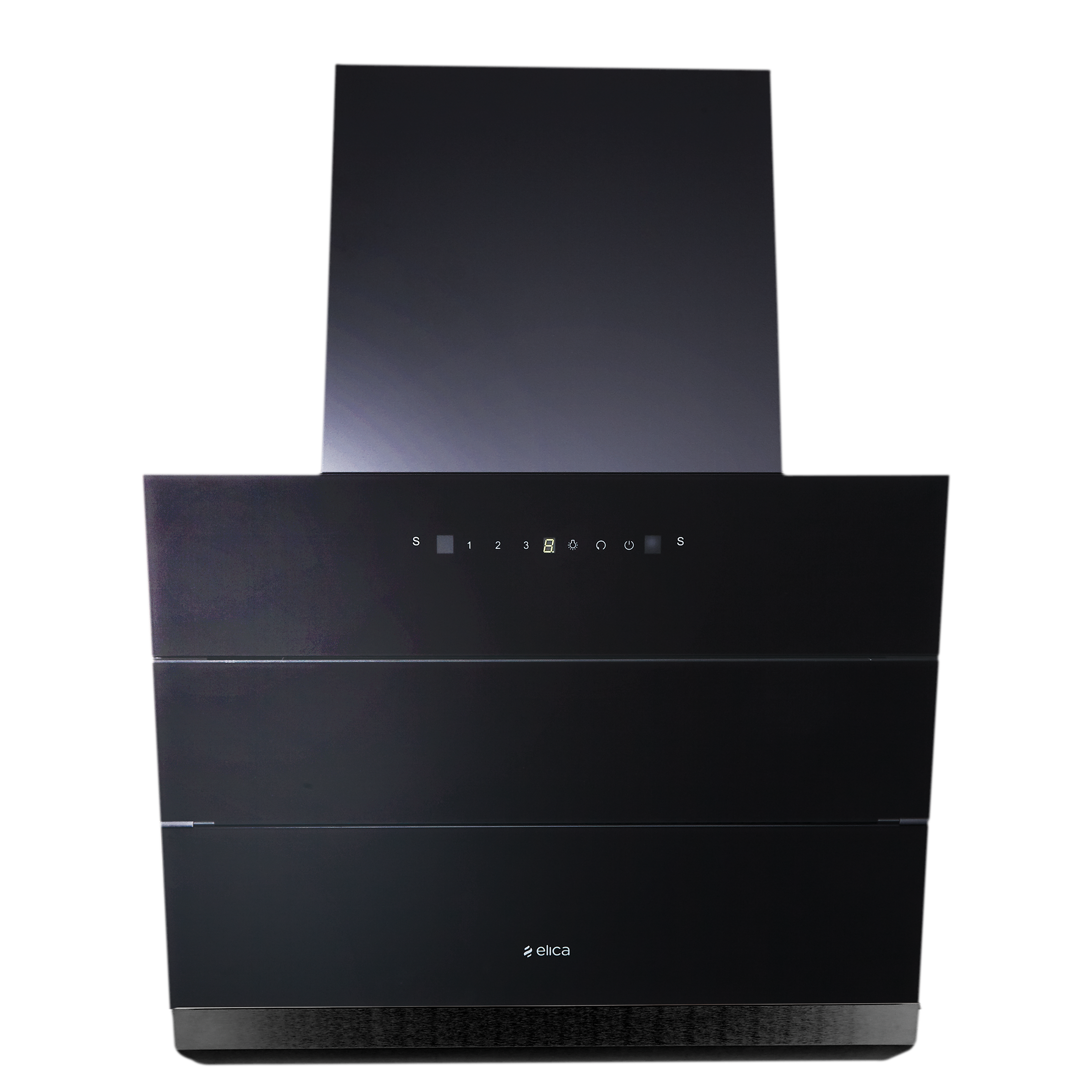 elica EFL S 601 ULTRA HAC LTW VMS 60cm 1500m3/hr Ducted Wall Mounted Chimney with LED Lamp (Black)_1