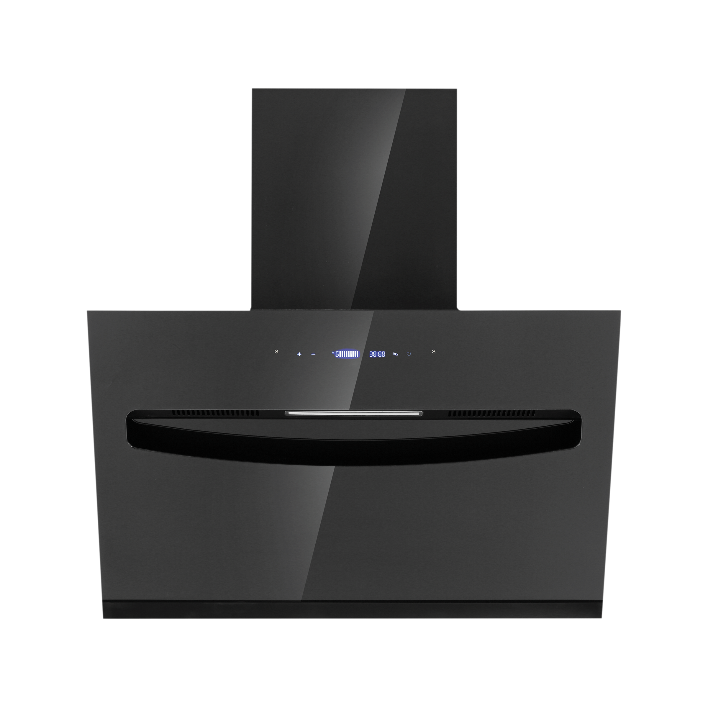 elica EFL S 607 BLDC HAC LTW VMS 60cm 1400m3/hr Ducted Auto Clean Wall Mounted Chimney with Vertical Motion Sensor (Black)_1