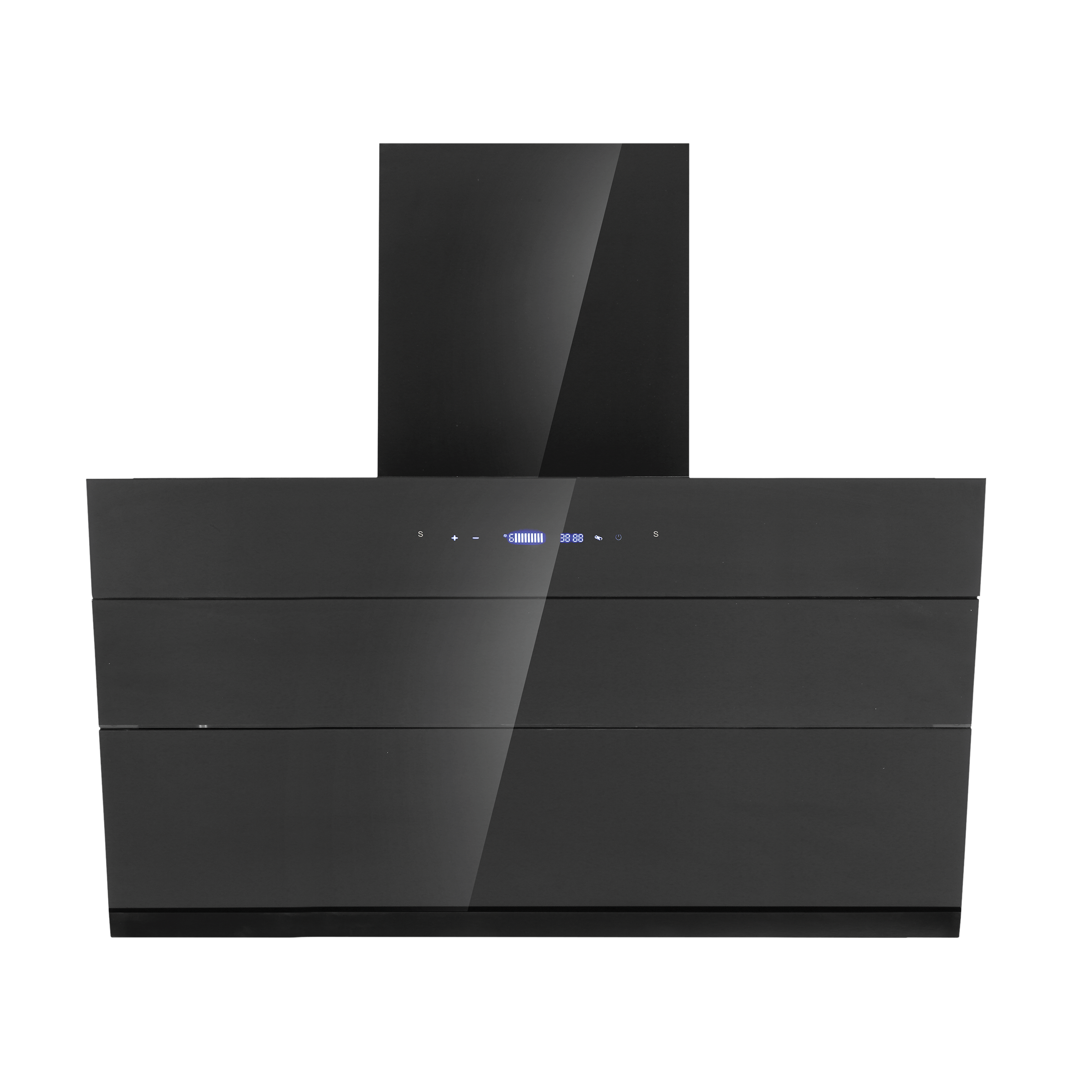 elica EFL S 751 BLDC HAC LTW VMS 75cm 1400m3/hr Ducted Auto Clean Wall Mounted Chimney with Touch Control Panel (Black)_1