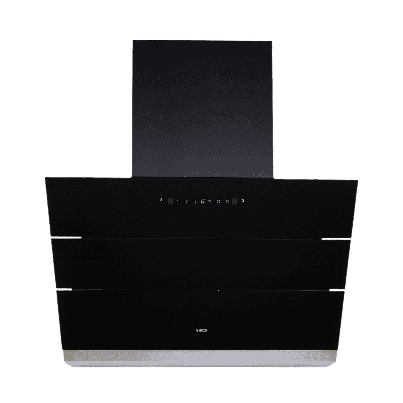 elica EFL S 751 ULTRA HAC LTW VMS 75cm 1500m3/hr Ducted Auto Clean Wall Mounted Chimney with Touch Control Panel (Black)_1