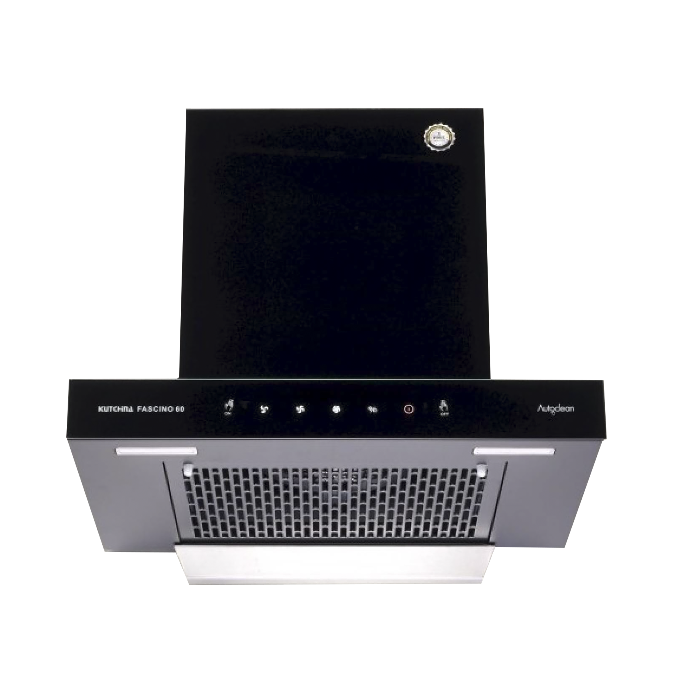 Kutchina Fascino 60cm 1250m3/hr Ducted Auto Clean Wall Mounted Chimney with Wave Sensor (Black)_4