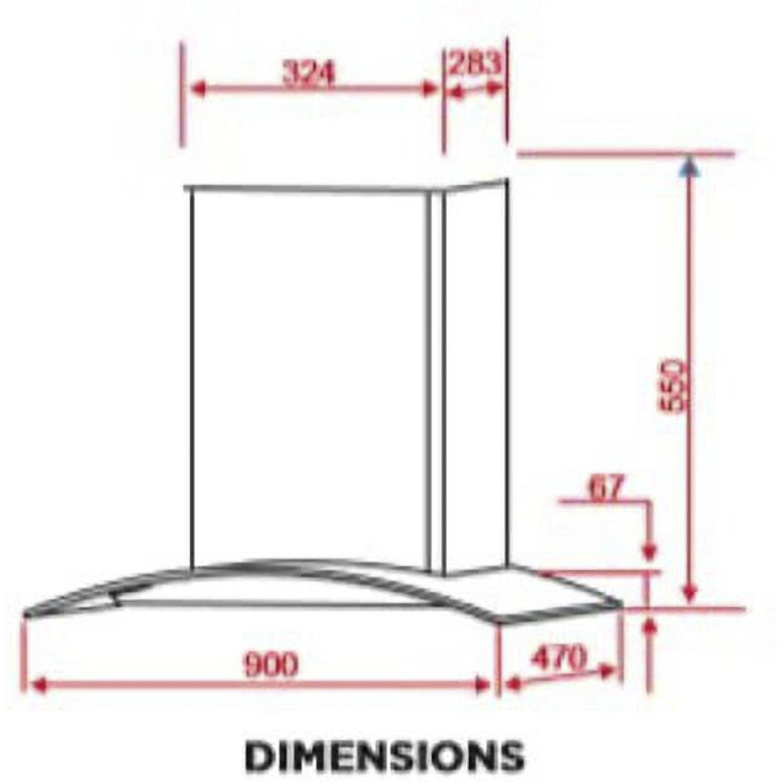 BLOWHOT Electra BAC MS 90cm 1200m3/hr Ducted Auto Clean Wall Mounted Chimney with Motion Sensor Gesture (Black)_6