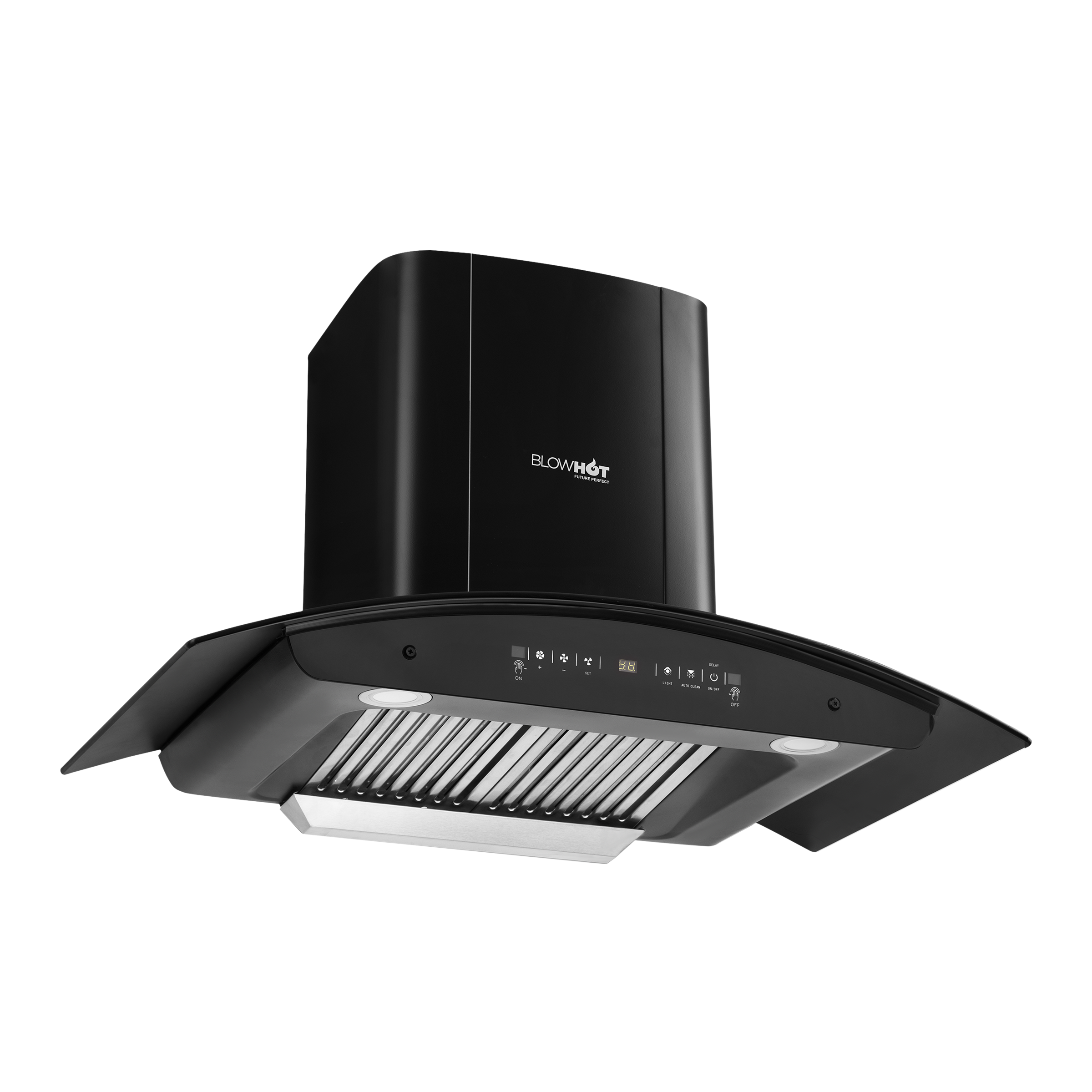 BLOWHOT Electra BAC MS 90cm 1200m3/hr Ducted Auto Clean Wall Mounted Chimney with Motion Sensor Gesture (Black)_4