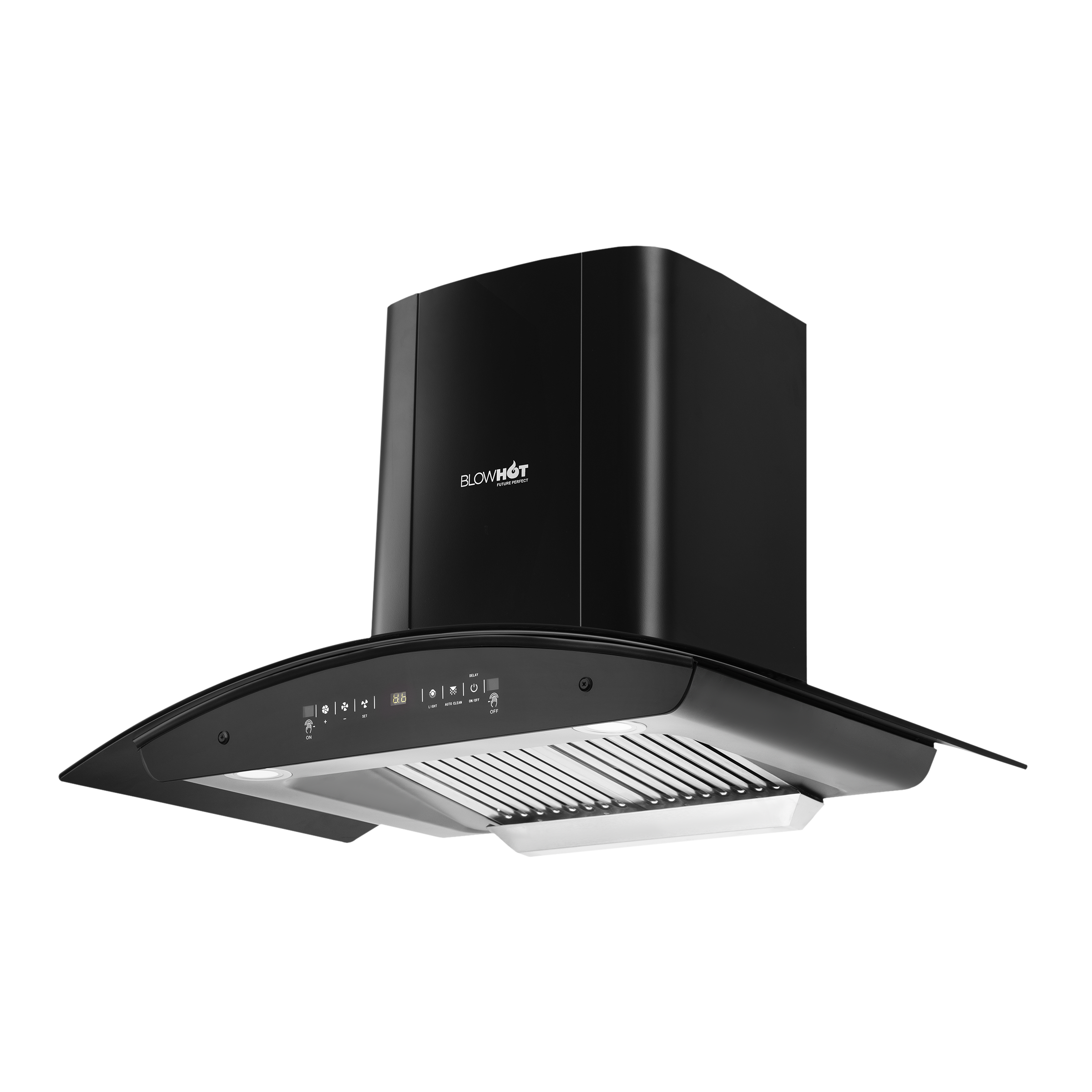 BLOWHOT Electra BAC MS 90cm 1200m3/hr Ducted Auto Clean Wall Mounted Chimney with Motion Sensor Gesture (Black)_5