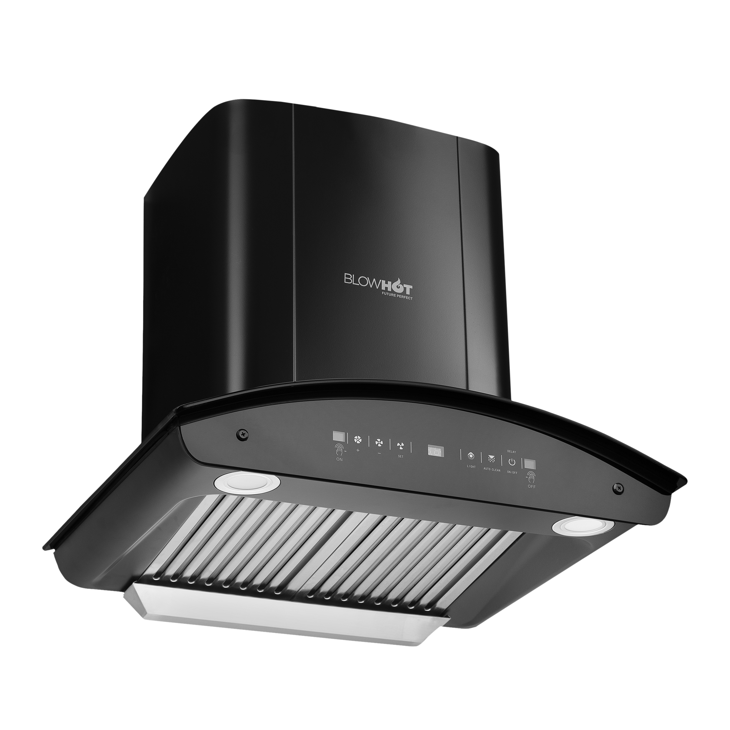 BLOWHOT Camellia BAC MS 60cm 1300m3/hr Ducted Auto Clean Wall Mounted Chimney with Motion Sensor Gesture (Black)_4