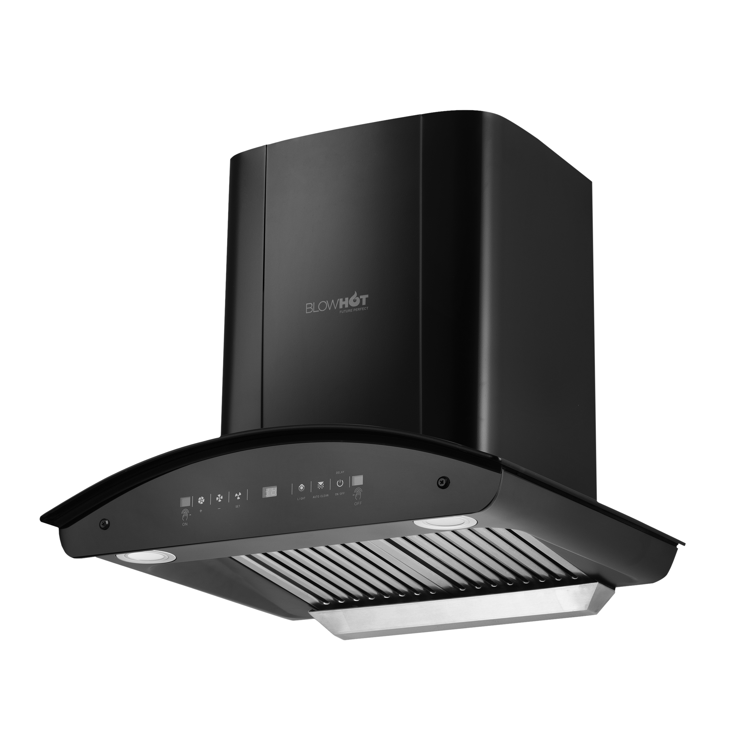 BLOWHOT Camellia BAC MS 60cm 1300m3/hr Ducted Auto Clean Wall Mounted Chimney with Motion Sensor Gesture (Black)_5