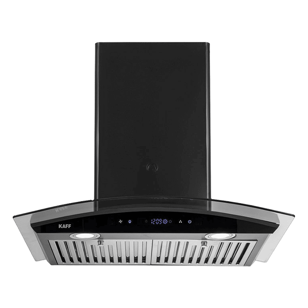 KAFF OPEC TX DHC 60cm 1180m3/hr Ducted Auto Clean Wall Mounted Chimney with Digital Display (Black)_7