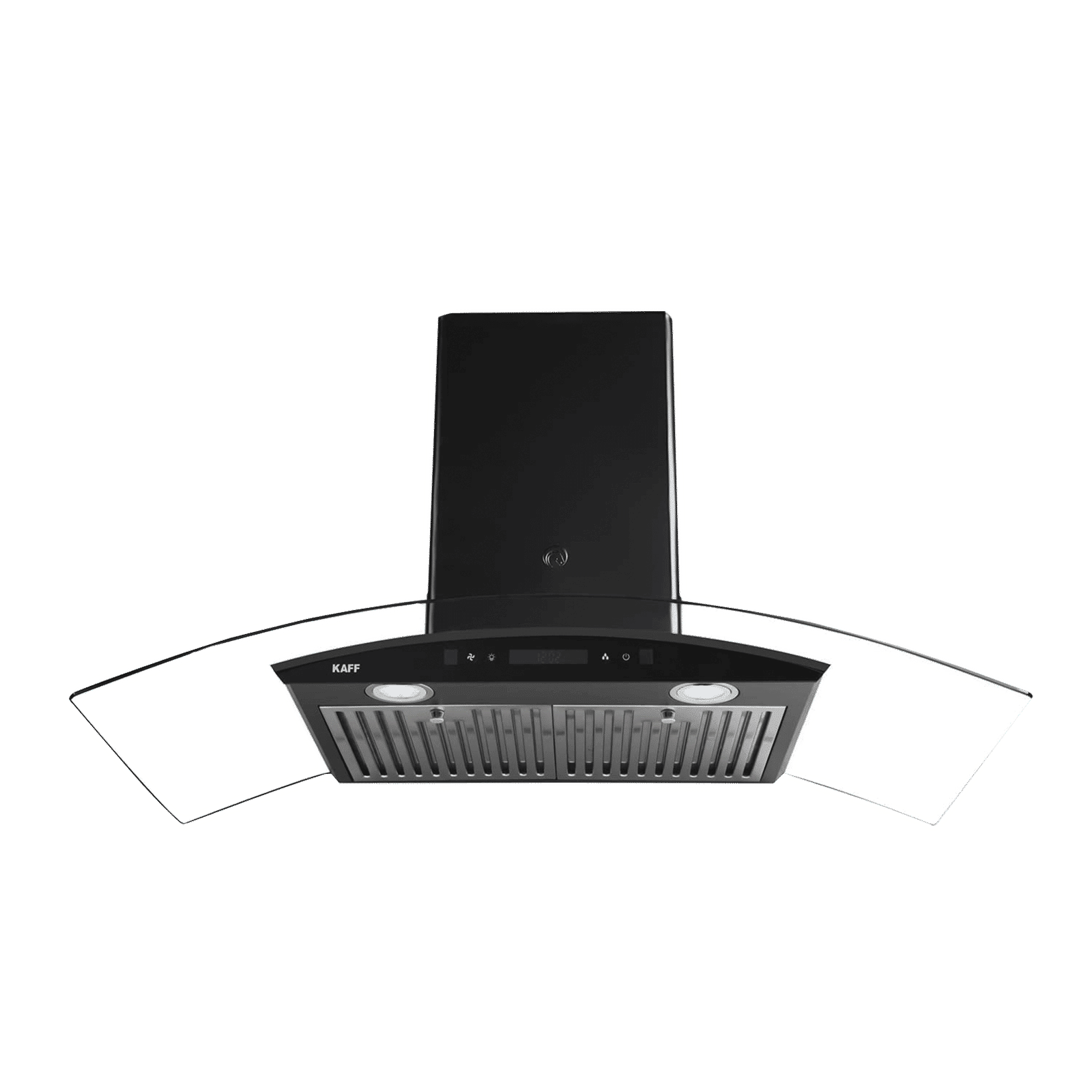 KAFF OPEC TX DHC 90cm 1180m3/hr Ducted Auto Clean Wall Mounted Chimney with Digital Display (Black)_4