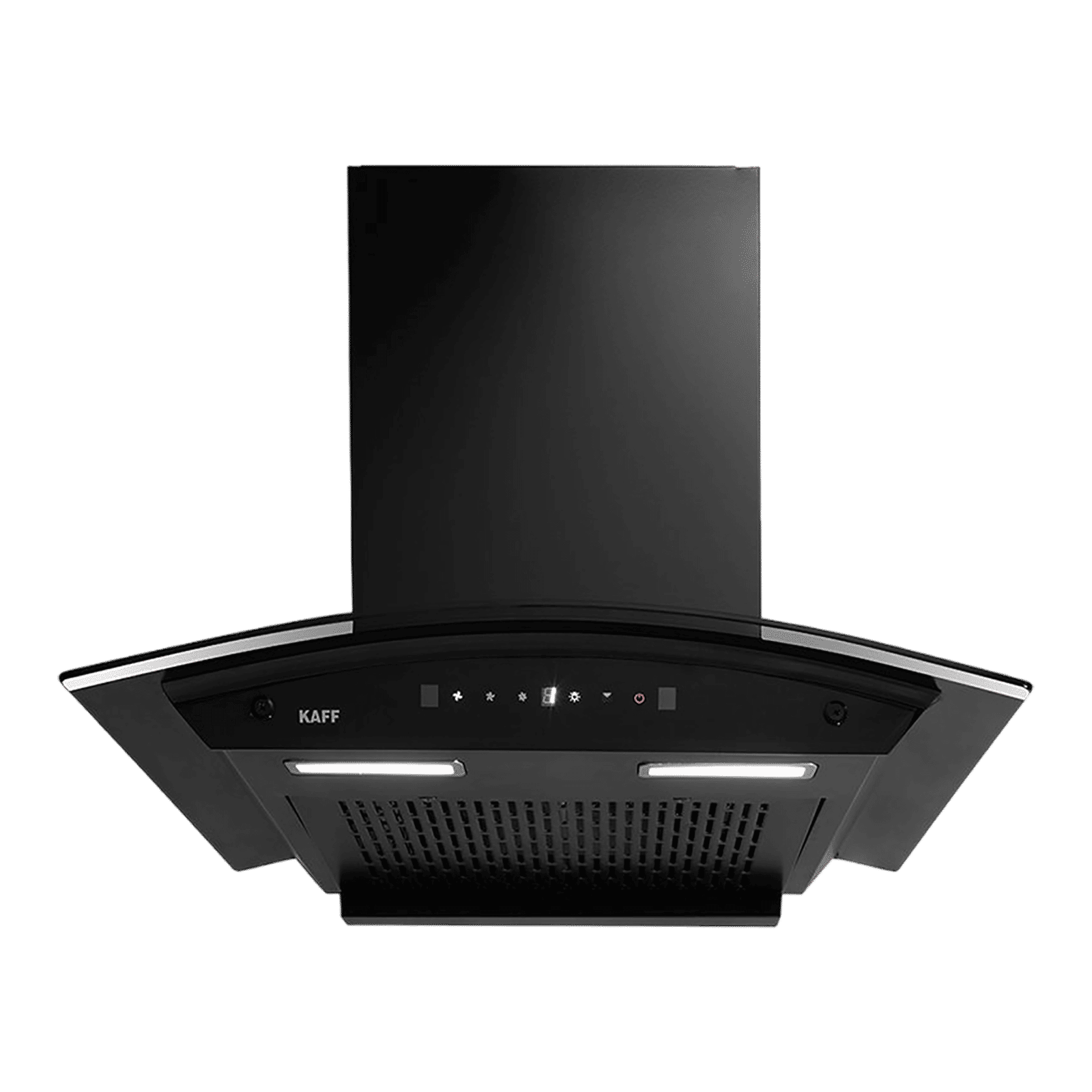 KAFF MAINZ DHC 60cm 1200m3/hr Ducted Auto Clean Wall Mounted Chimney with Thermostatic Touch Control Panel (Black)_1