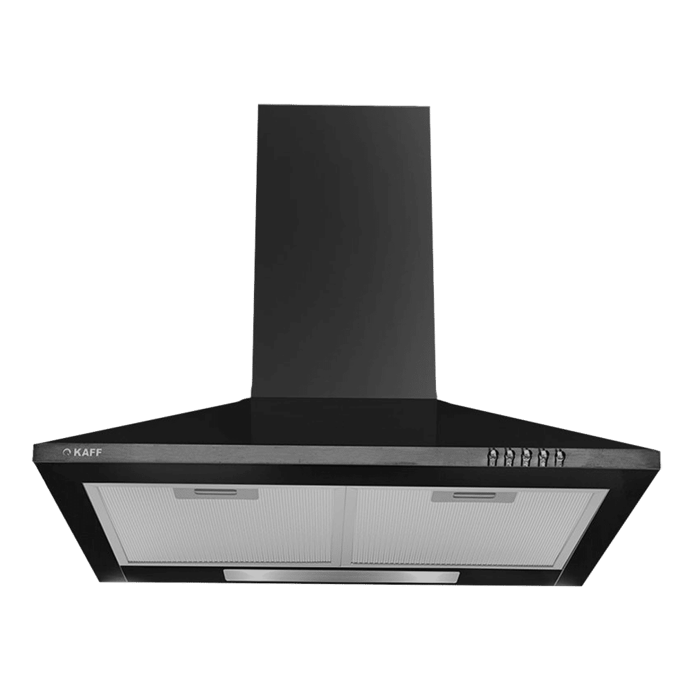 KAFF BASE LX BL 60cm 700m3/hr Ducted Wall Mounted Chimney with Soft Push Buttons (Black)_6