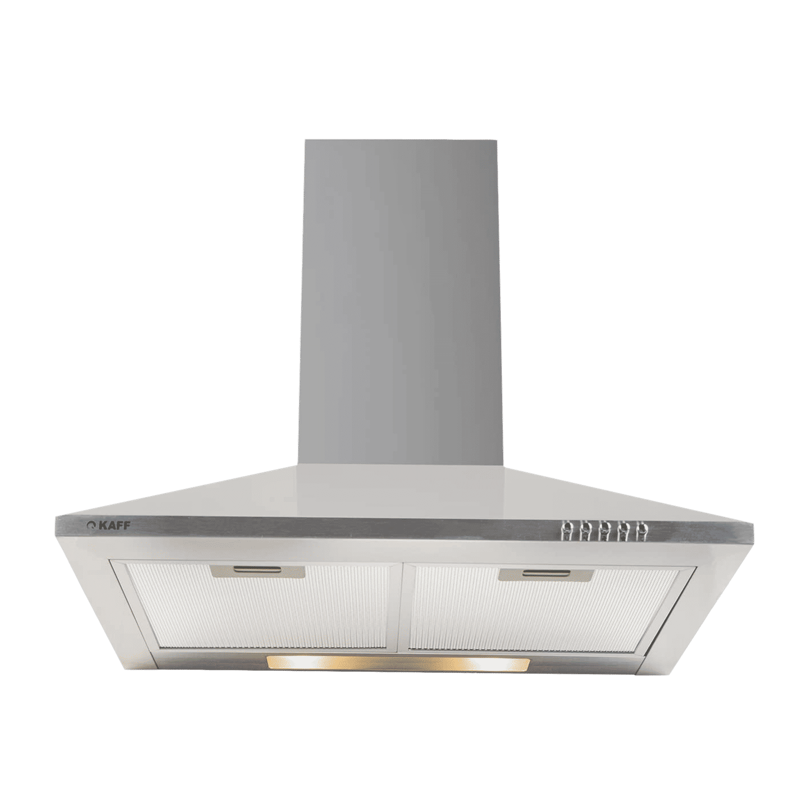 KAFF BASE LX SS 60cm 700m3/hr Ducted Wall Mounted Chimney with Soft Push Buttons (Steel)_1