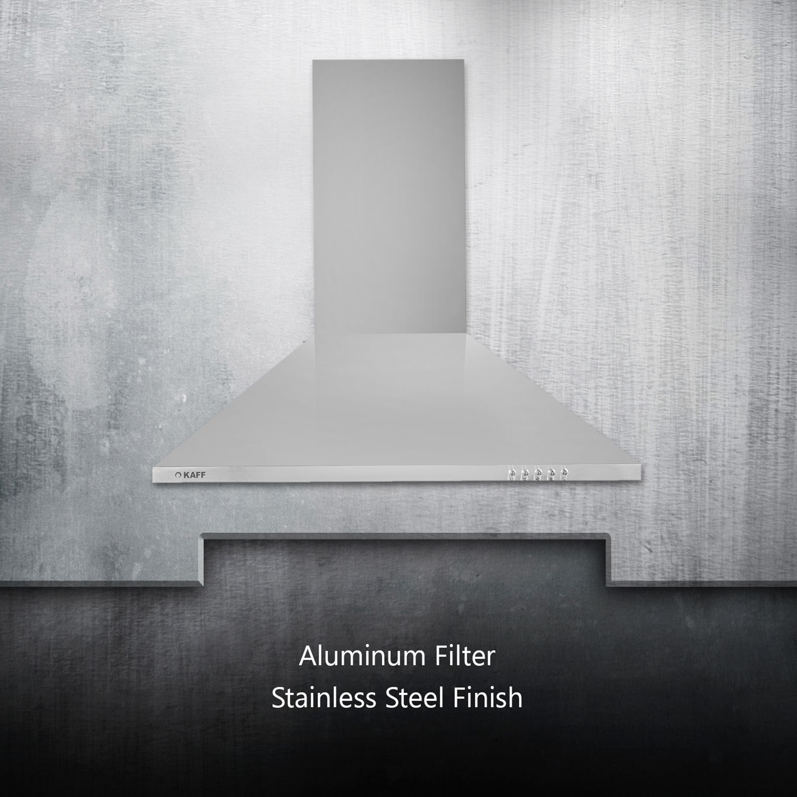 KAFF BASE LX SS 60cm 700m3/hr Ducted Wall Mounted Chimney with Soft Push Buttons (Steel)_11