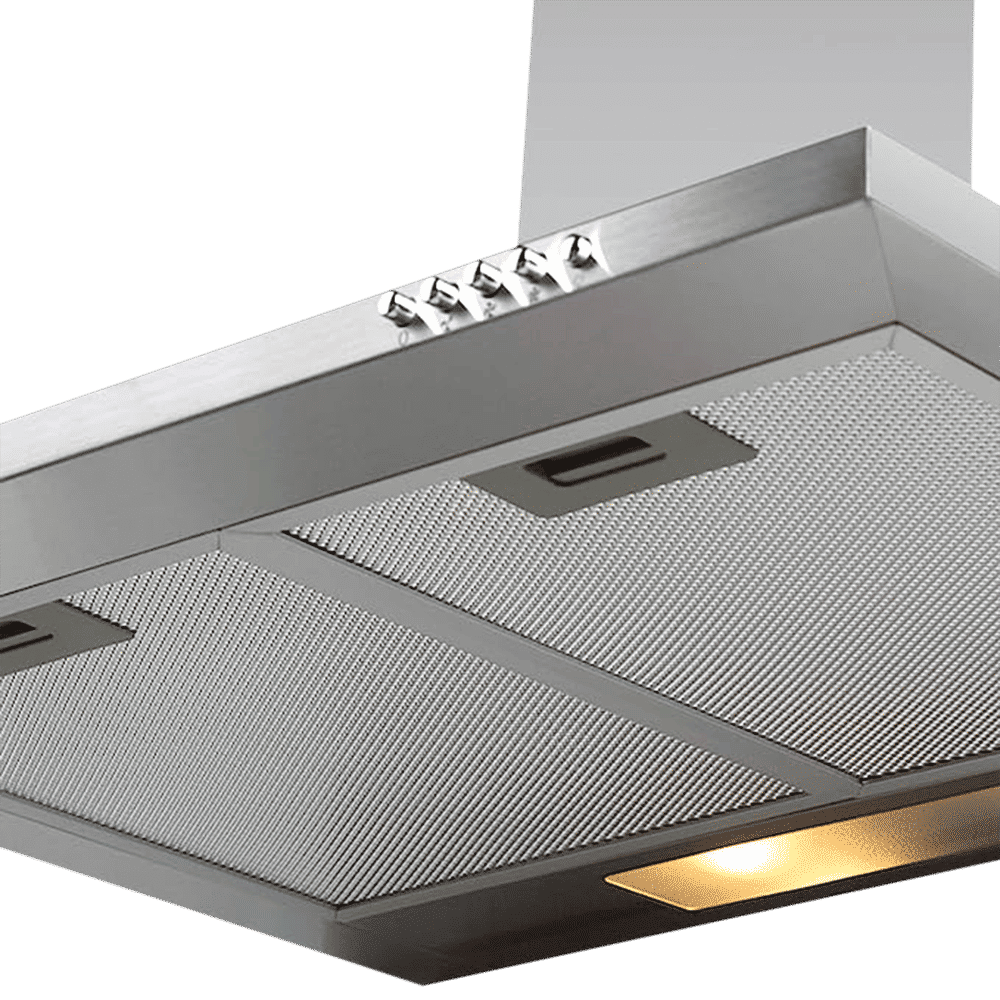 KAFF BASE LX SS 60cm 700m3/hr Ducted Wall Mounted Chimney with Soft Push Buttons (Steel)_4
