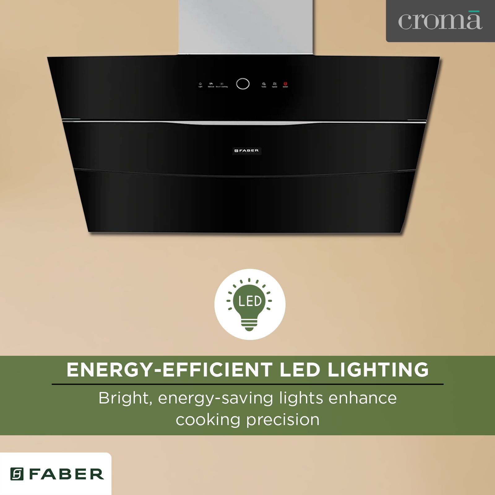 FABER BOLT FL SW SC BK N 60cm 1500m3/hr Ducted Auto Clean Wall Mounted Chimney with Gesture & Touch Control (Black)_8