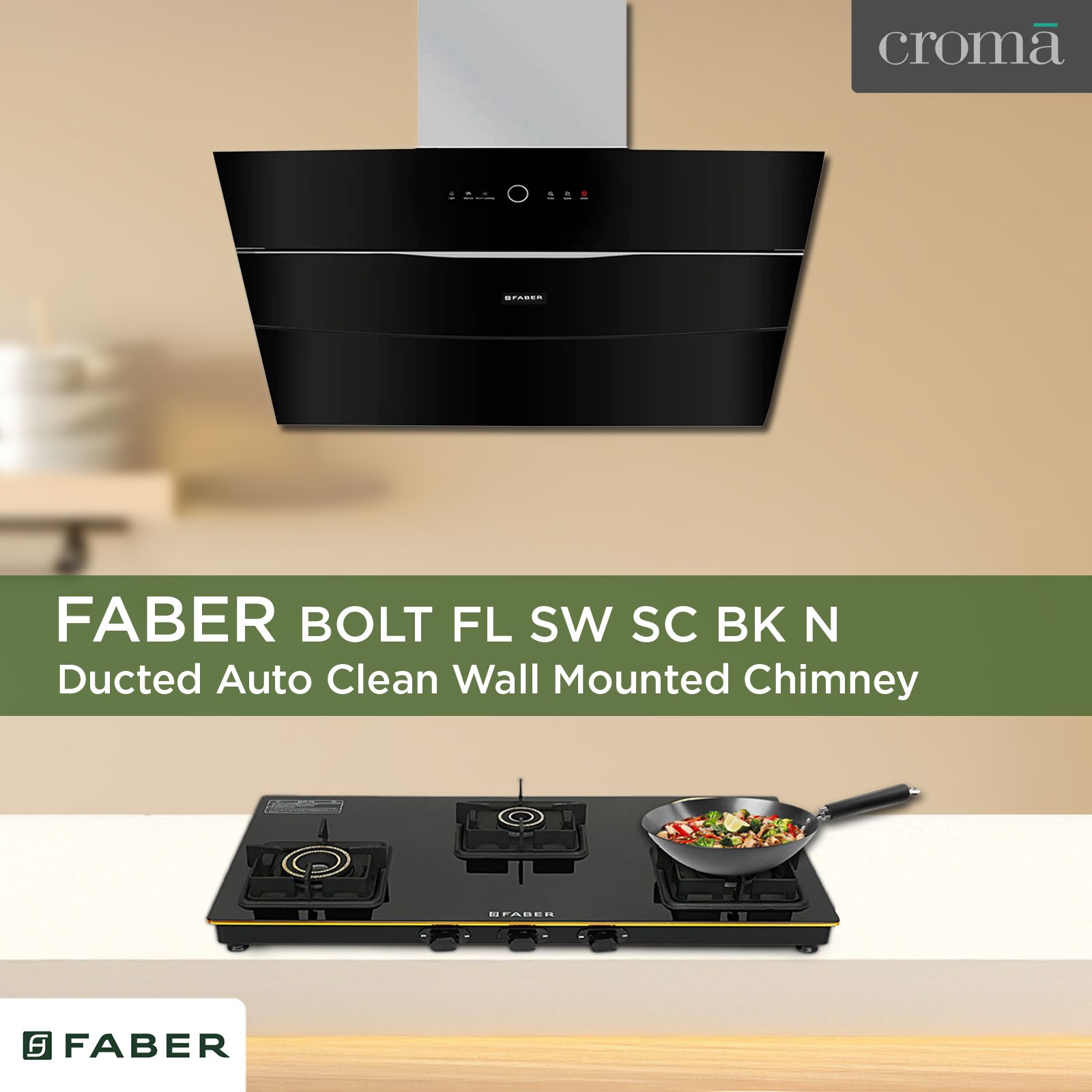 FABER BOLT FL SW SC BK N 60cm 1500m3/hr Ducted Auto Clean Wall Mounted Chimney with Gesture & Touch Control (Black)_12