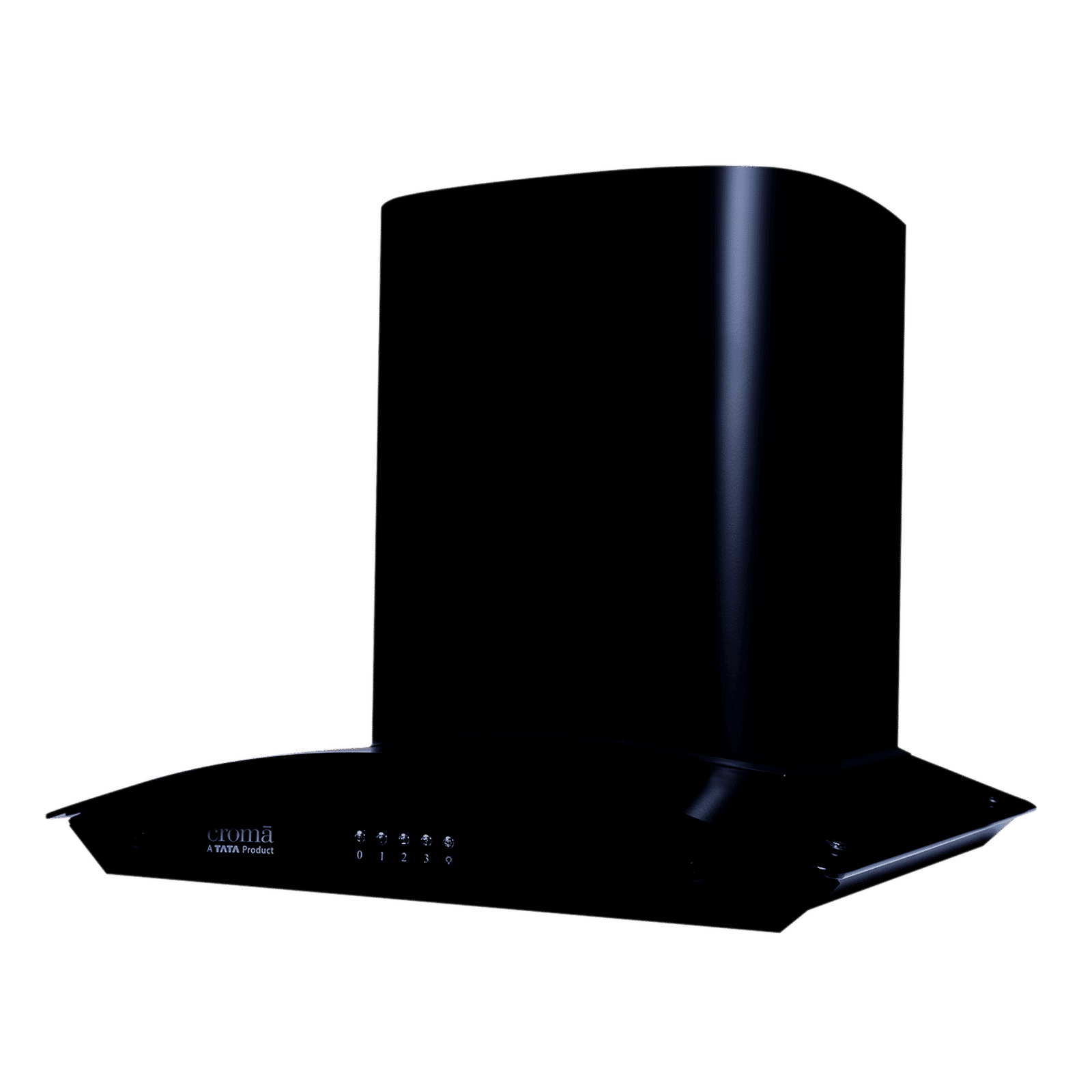 Croma 60cm 1300m3/hr Ducted Baffle Filter Wall Mounted Chimney with Push Button Control (Black)_6