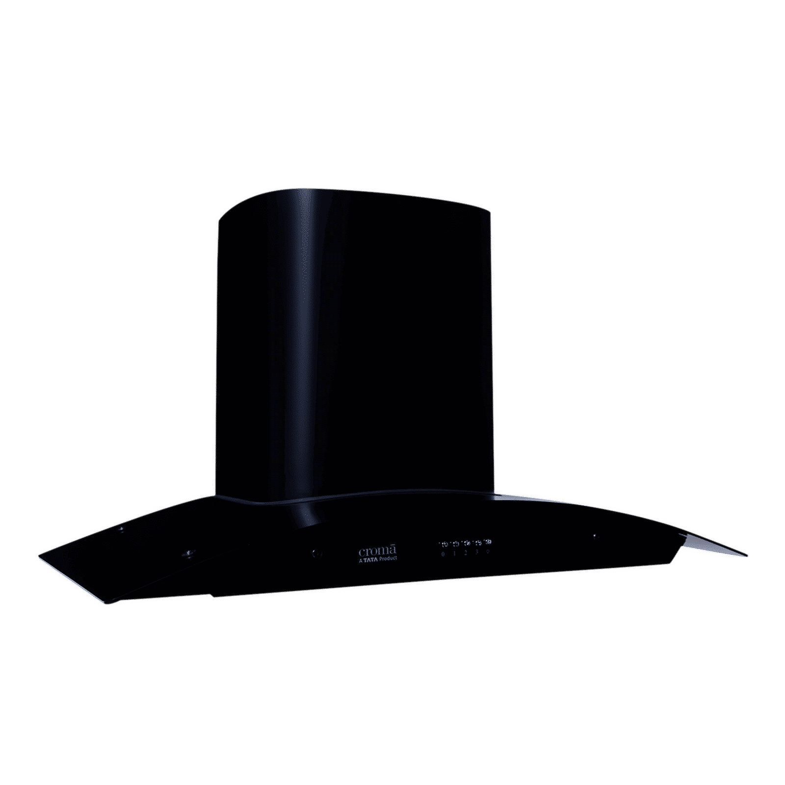 Croma Advencio 90cm 1300m3/hr Ducted Wall Mounted Chimney with Push Button Control (Black)_10