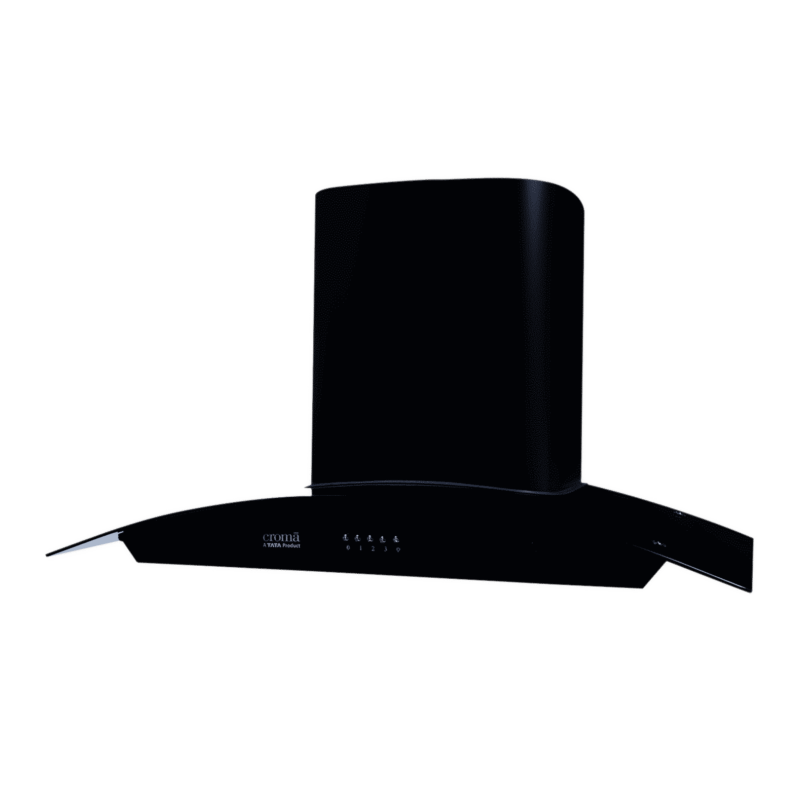 Croma Advencio 90cm 1300m3/hr Ducted Wall Mounted Chimney with Push Button Control (Black)_11