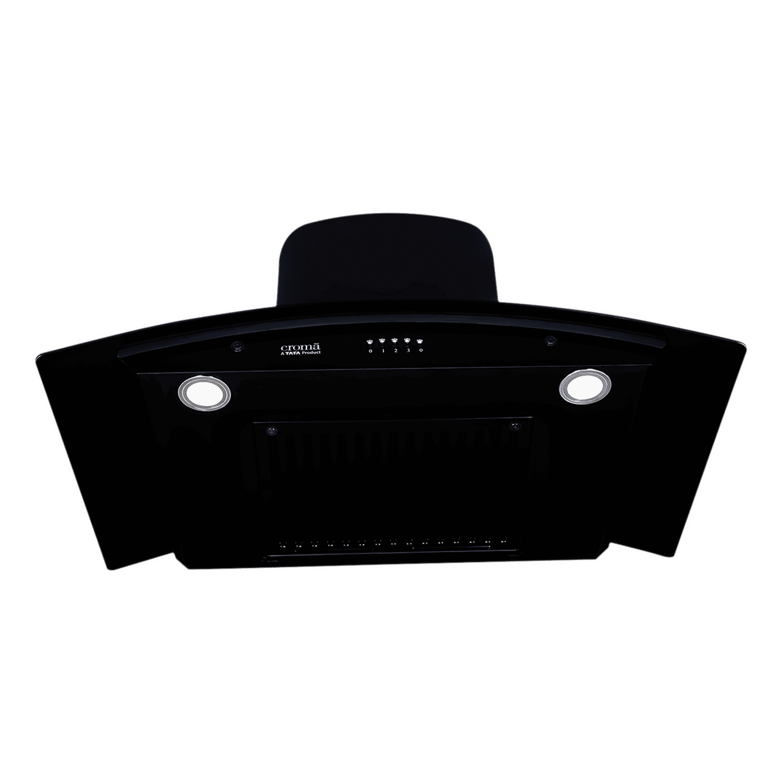 Croma Advencio 90cm 1300m3/hr Ducted Wall Mounted Chimney with Push Button Control (Black)_17