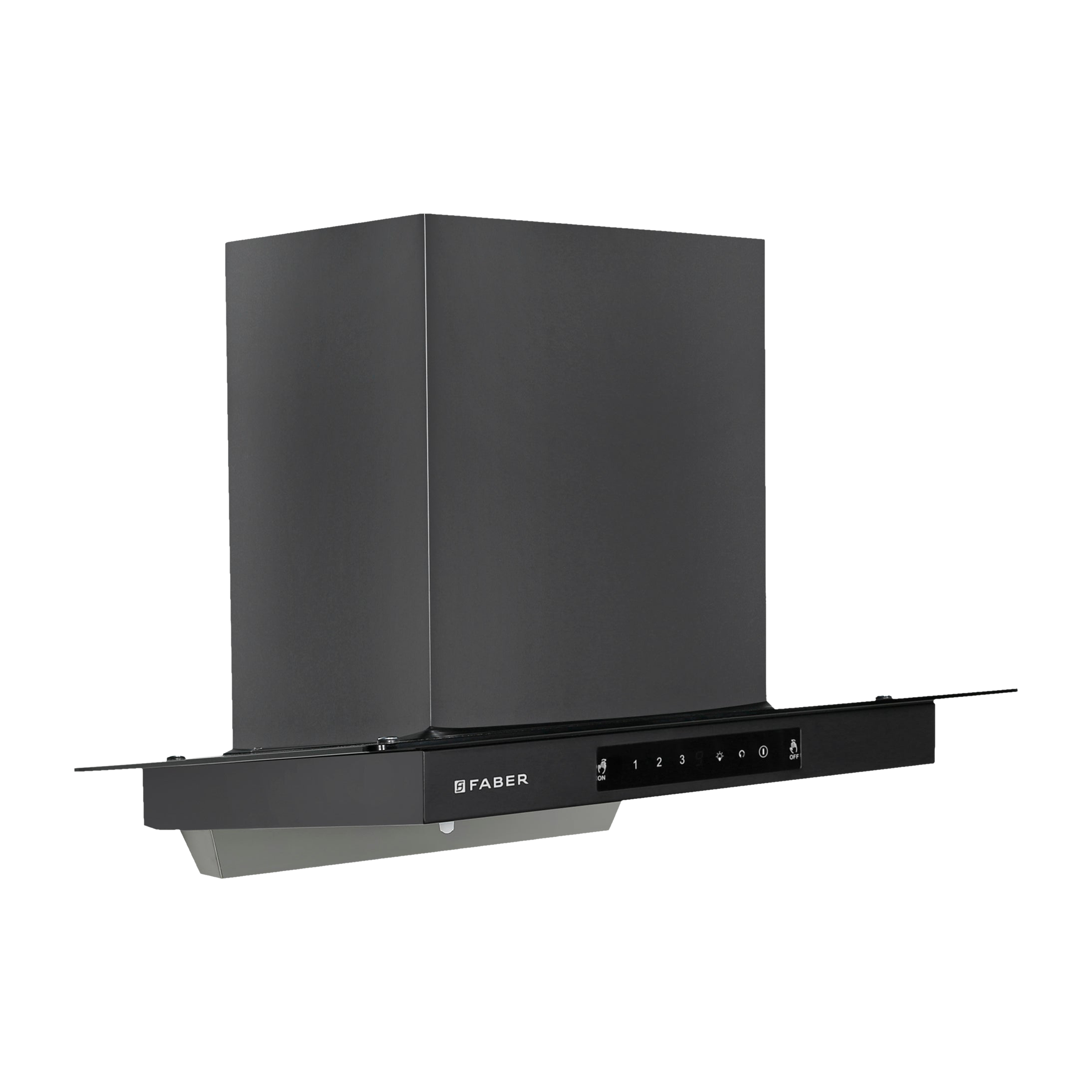 FABER Mercury Pro HC SC FL BK 60cm 1200m3/hr Ducted Auto Clean Wall Mounted Chimney with Touch Control Panel (Black)_4
