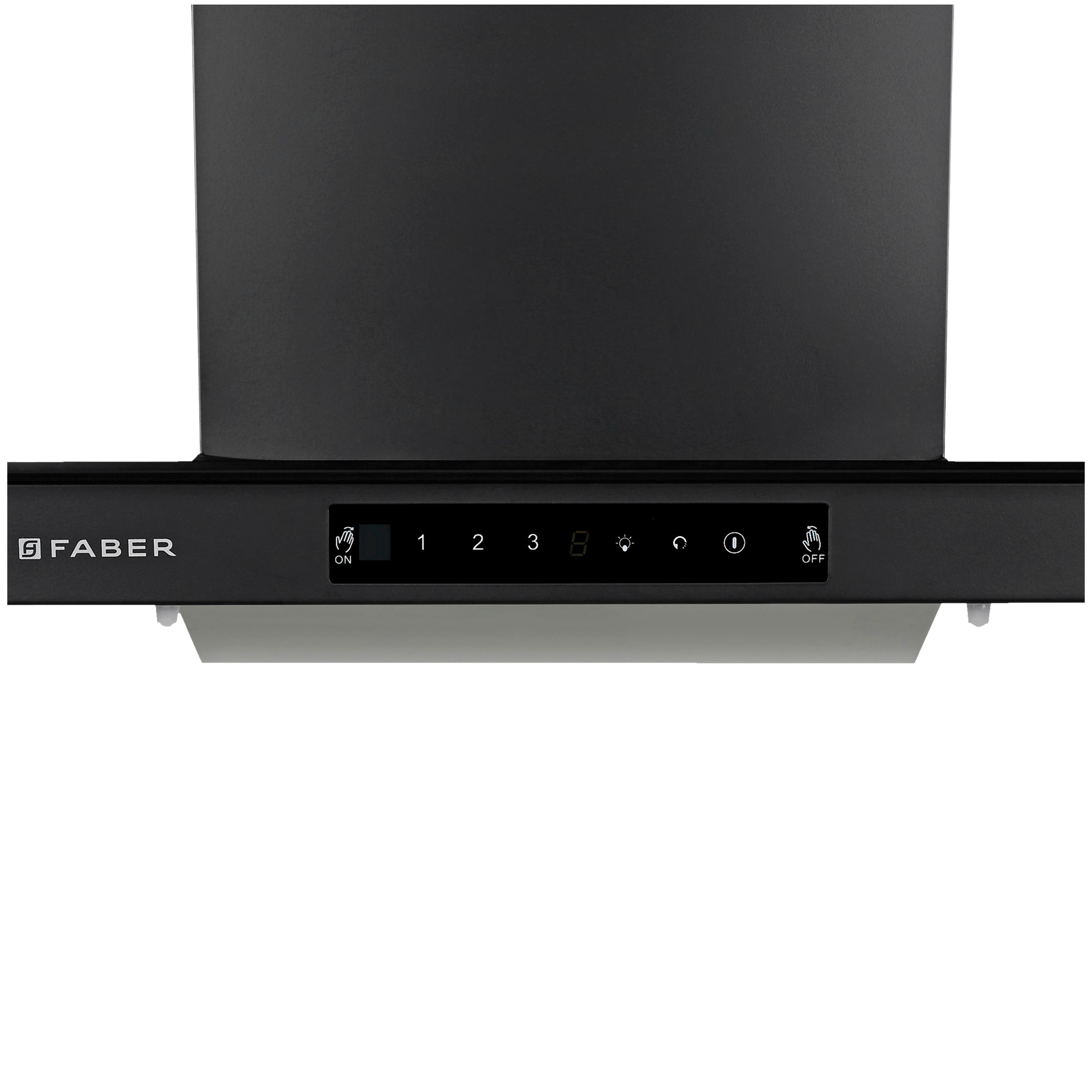 FABER Mercury Pro HC SC FL BK 90cm 1200m3/hr Ductless Auto Clean Wall Mounted Chimney with Touch Control Panel (Black)_4