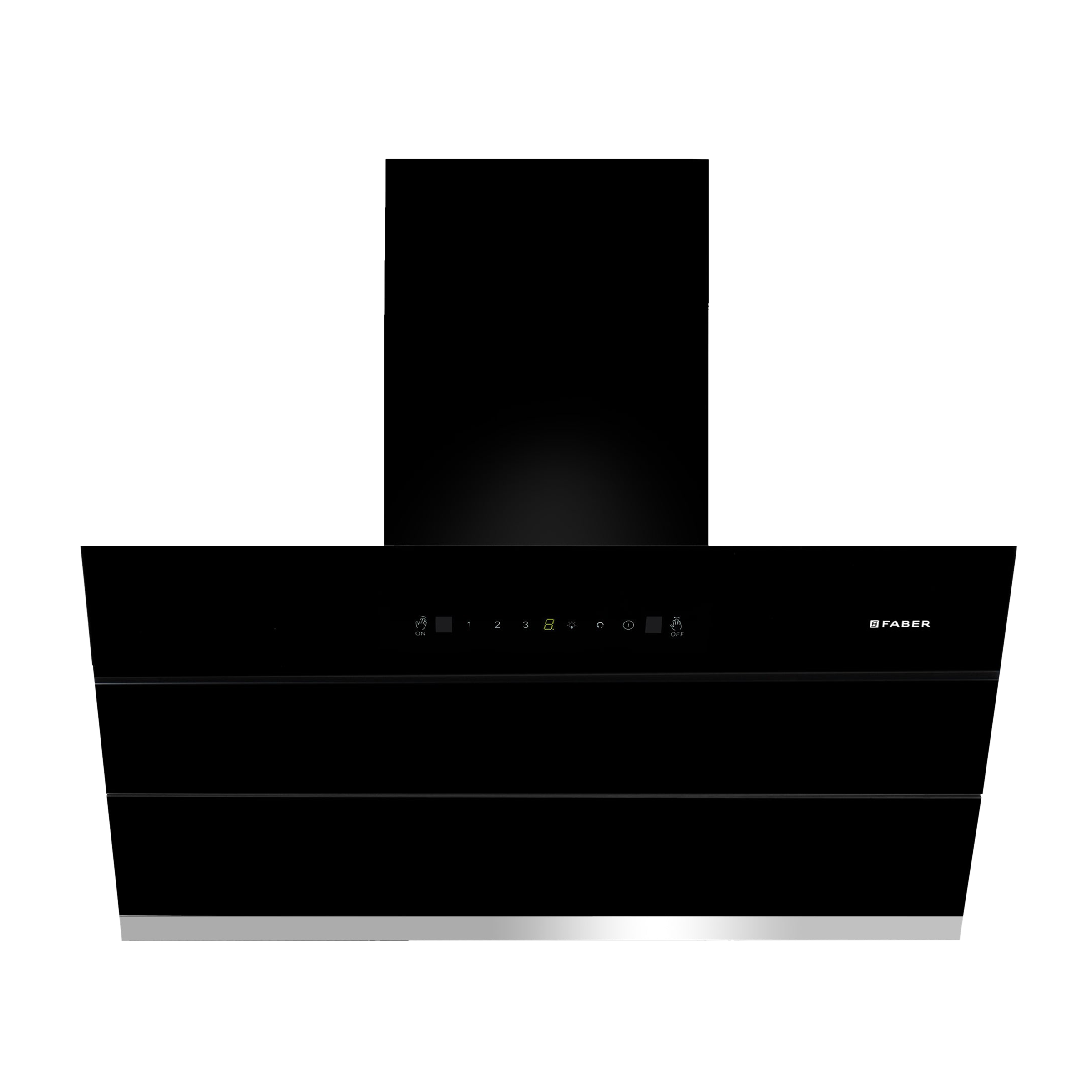 FABER BLISS FL SC AC BK 90cm 1350m3/hr Ductless Auto Clean Wall Mounted Chimney with Touch Control Panel (Black) FABER BLISS FL SC AC BK 90cm 1350m3/hr Ductless Auto Clean Wall Mounted Chimney with Touch Control Panel (Black)_1