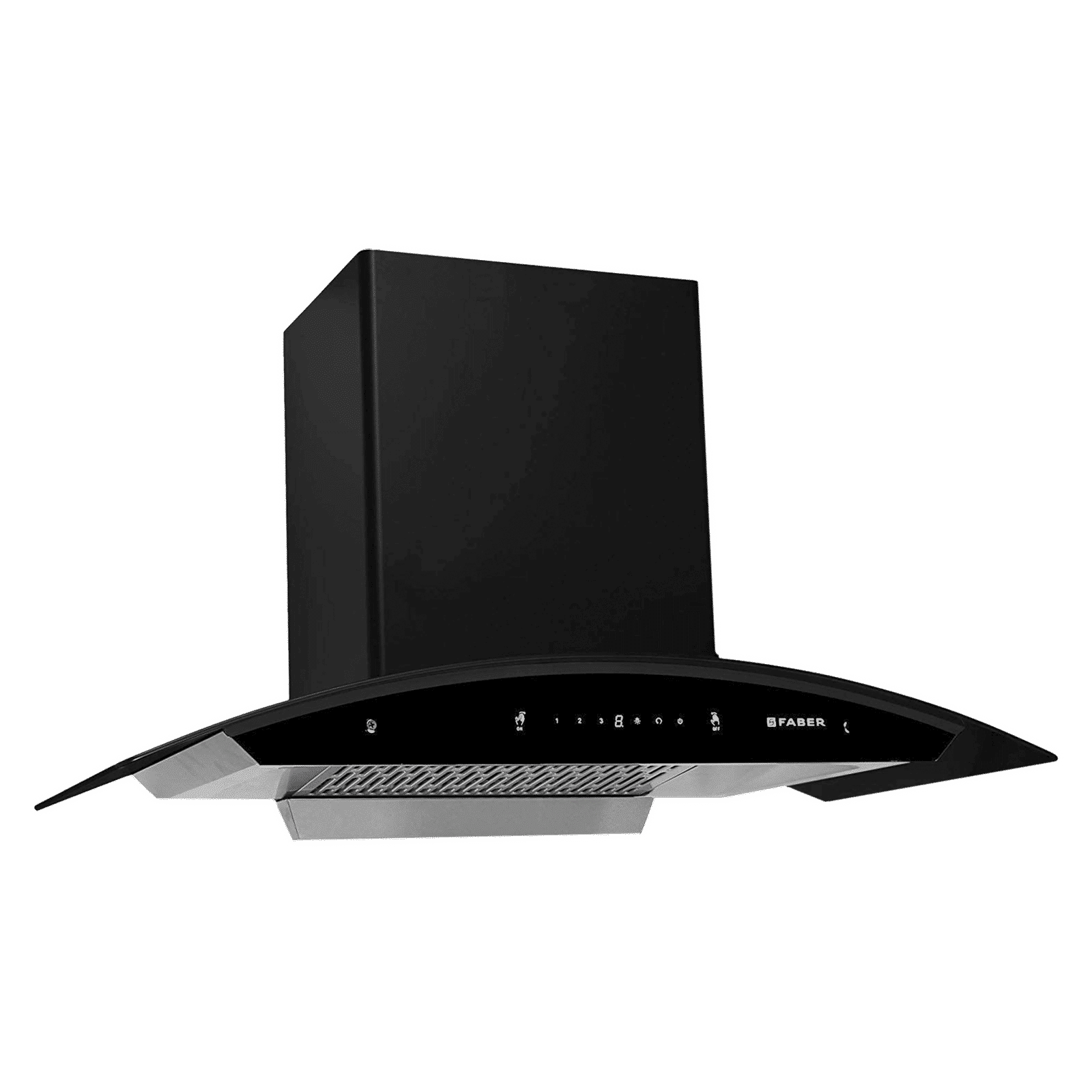 FABER VENICE FL SC AC BK 90cm 1200m3/hr Ducted Auto Clean Wall Mounted Chimney with Touch Control (Black)_7